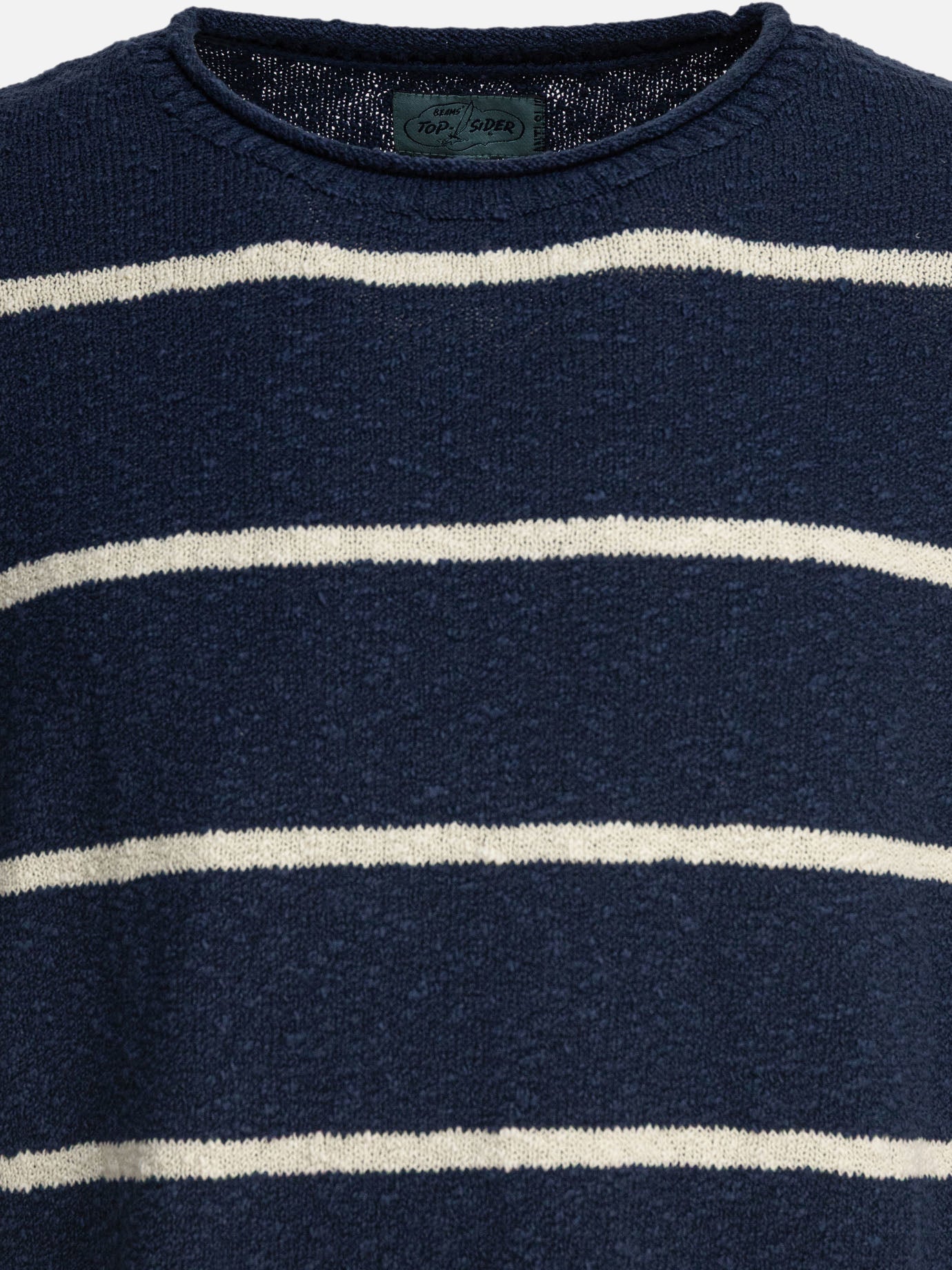Crewneck sweaters Striped  Blue - Beams Plus Men | PDP | VIETTI Online Store | thumbnail_3