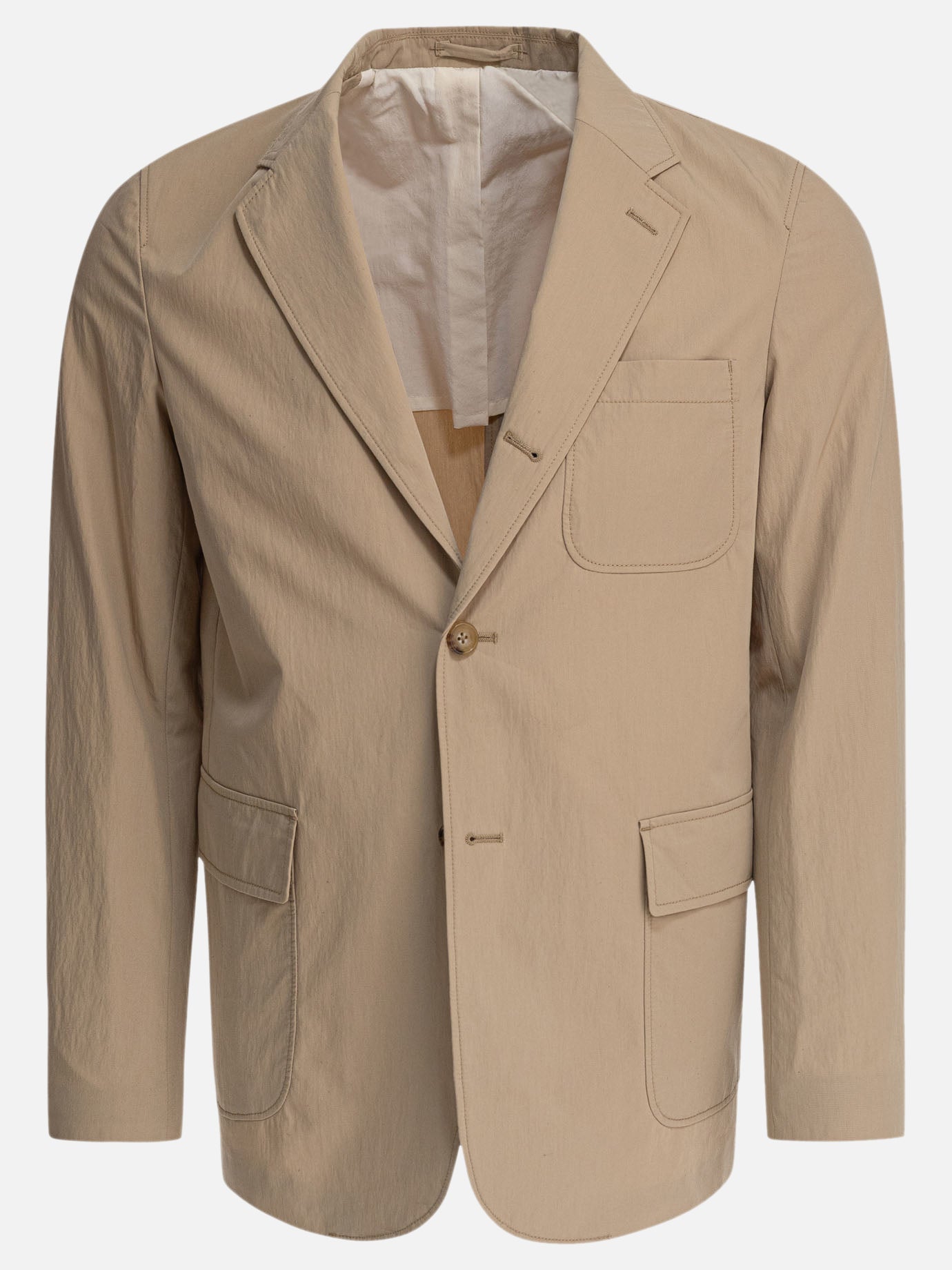 Beams Plus &quot;3B Comfort Cloth&quot; blazer jacket 11748894_S Beige thumbnail_1