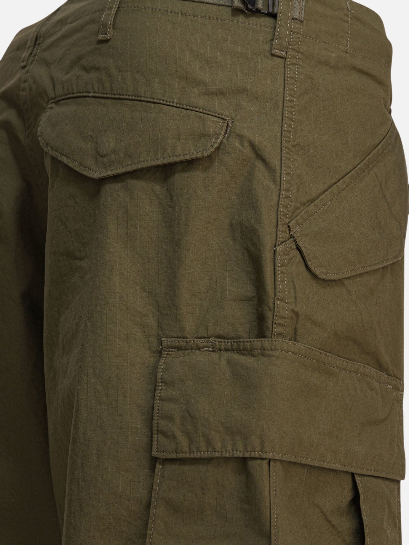 Cargo shorts Solid colour  Green - Beams Plus Men | PDP | VIETTI Online Store | thumbnail_4