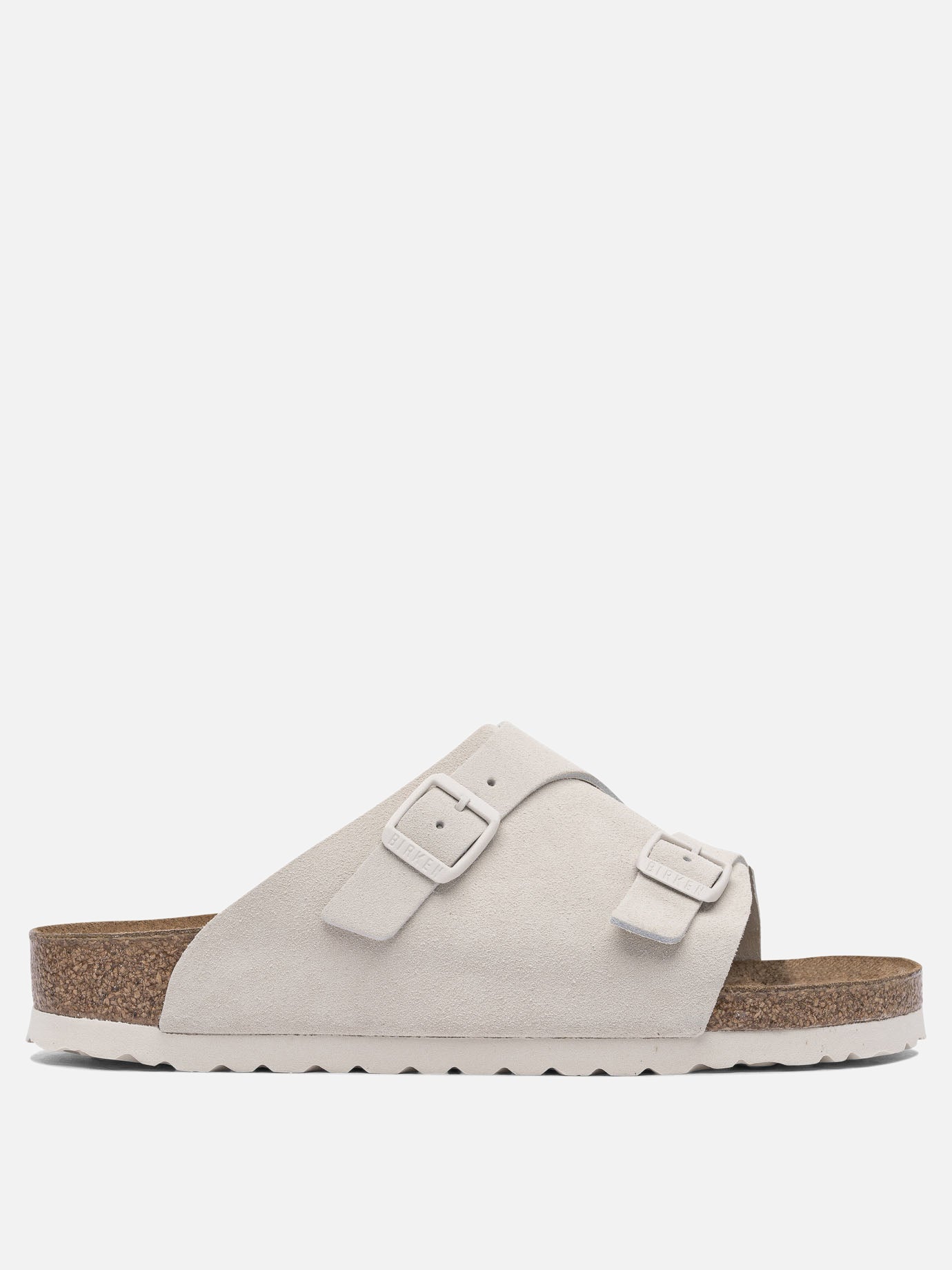 Flat sandals 100% leather - 100% rubber  White - Birkenstock Women | PDP | VIETTI Online Store | thumbnail