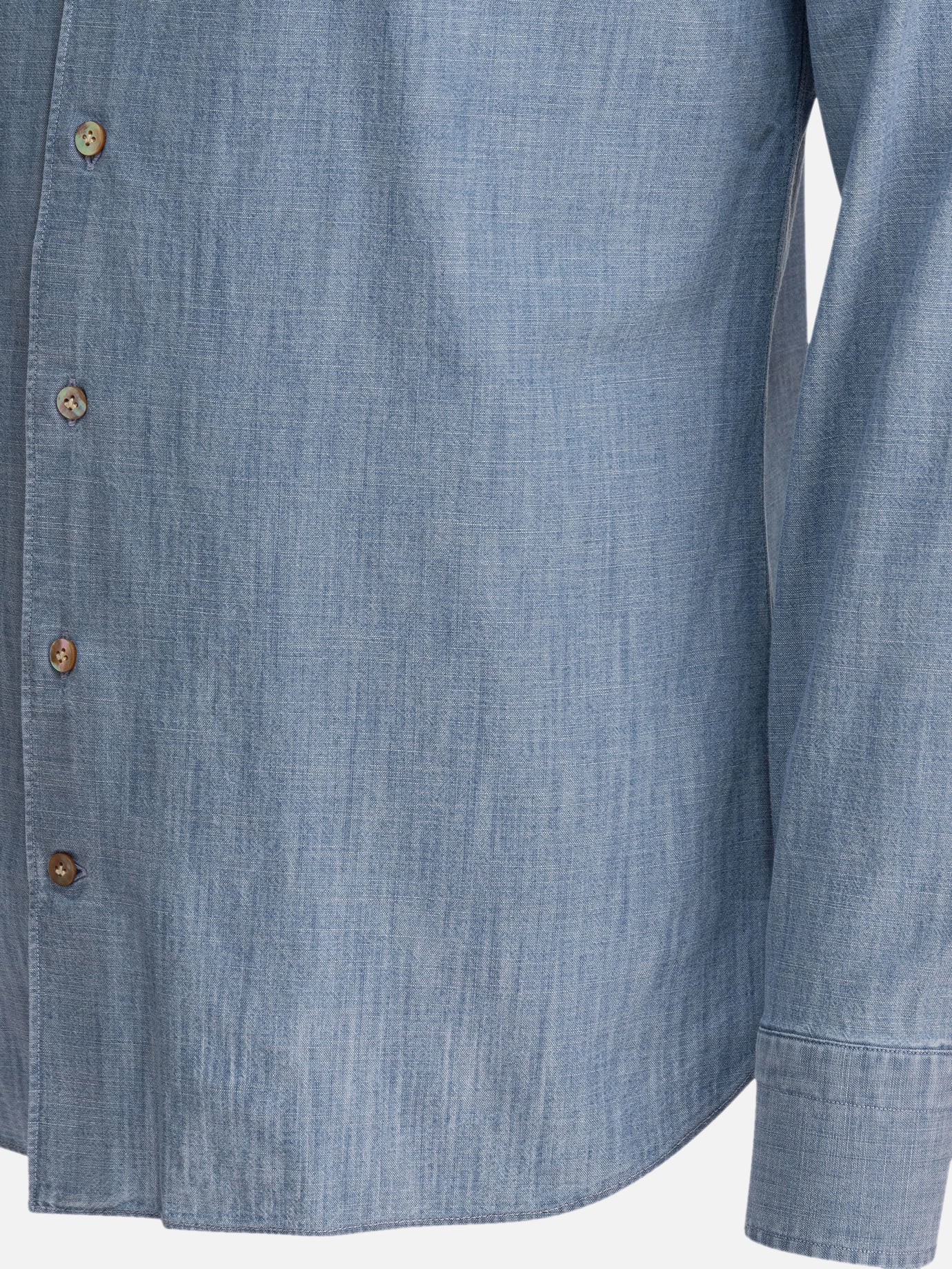 Casual shirts Solid colour  Light blue - Borriello Men | PDP | VIETTI Online Store | thumbnail_4