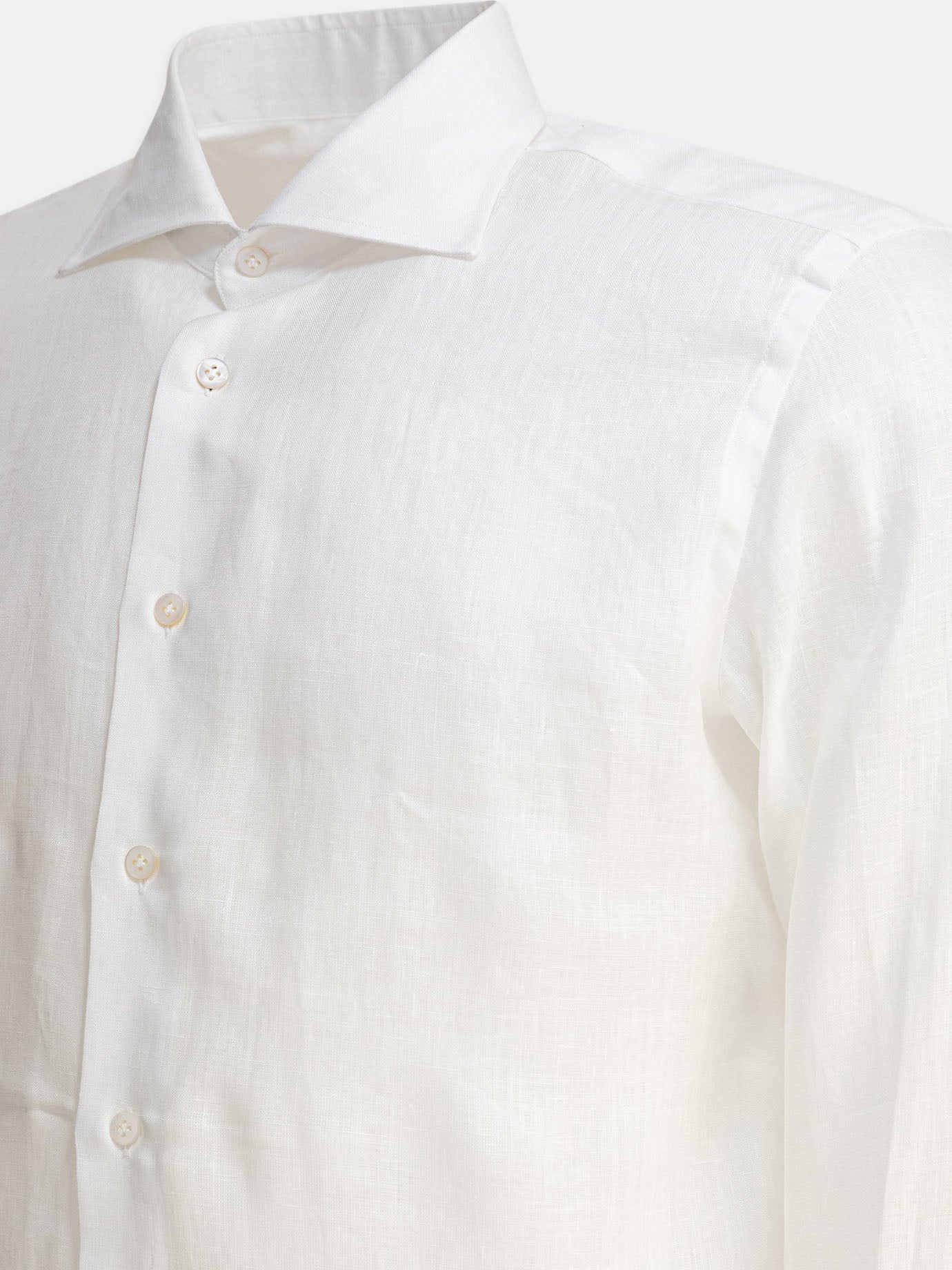 Casual shirts Solid colour  White - Borriello Men | PDP | VIETTI Online Store | thumbnail_4