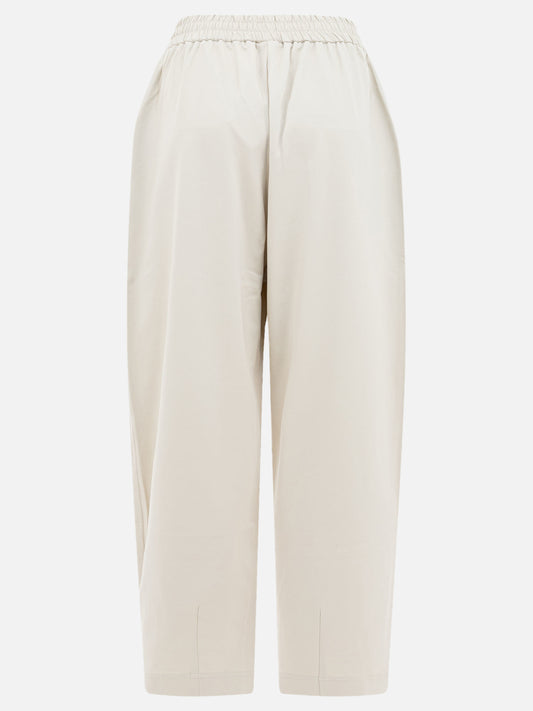 Sport trousers Solid colour  White - Brunello Cucinelli Women | PLP | VIETTI Online Store | 2
