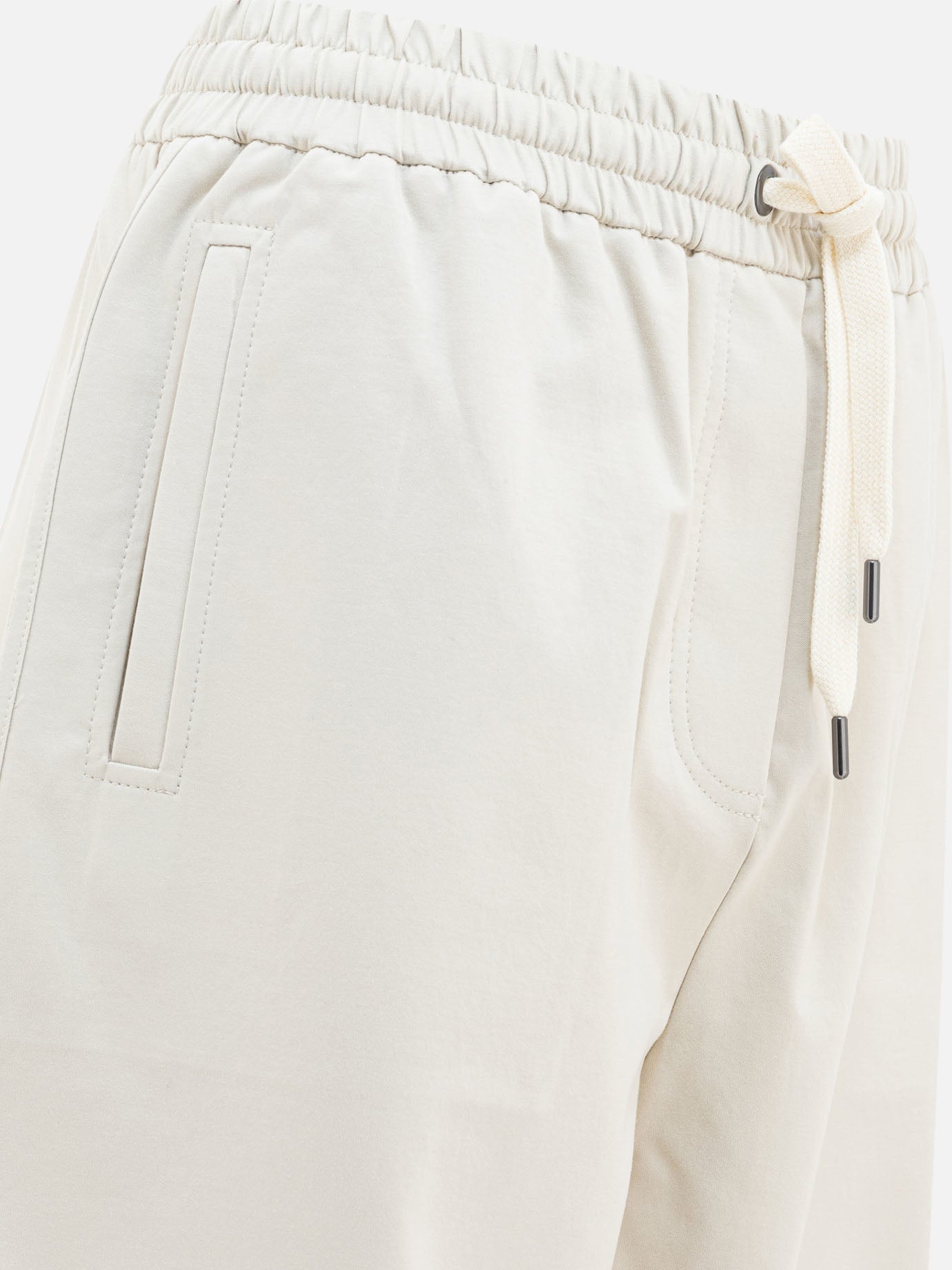 Sport trousers Solid colour  White - Brunello Cucinelli Women | PDP | VIETTI Online Store | Zoom-Modal_4
