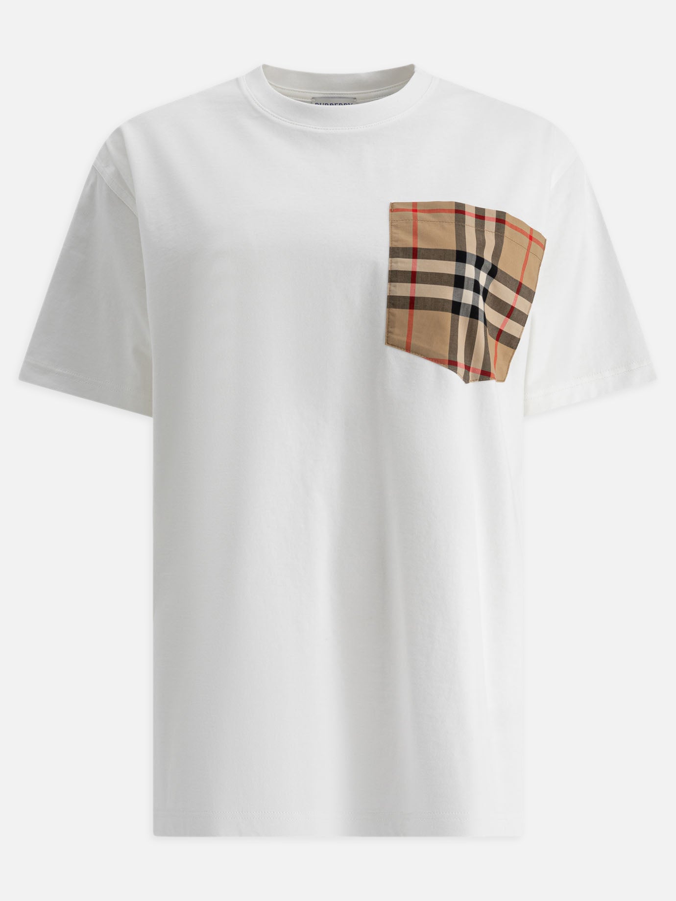 Burberry Cotton crew neck T-shirt 11625183_XS White thumbnail_1