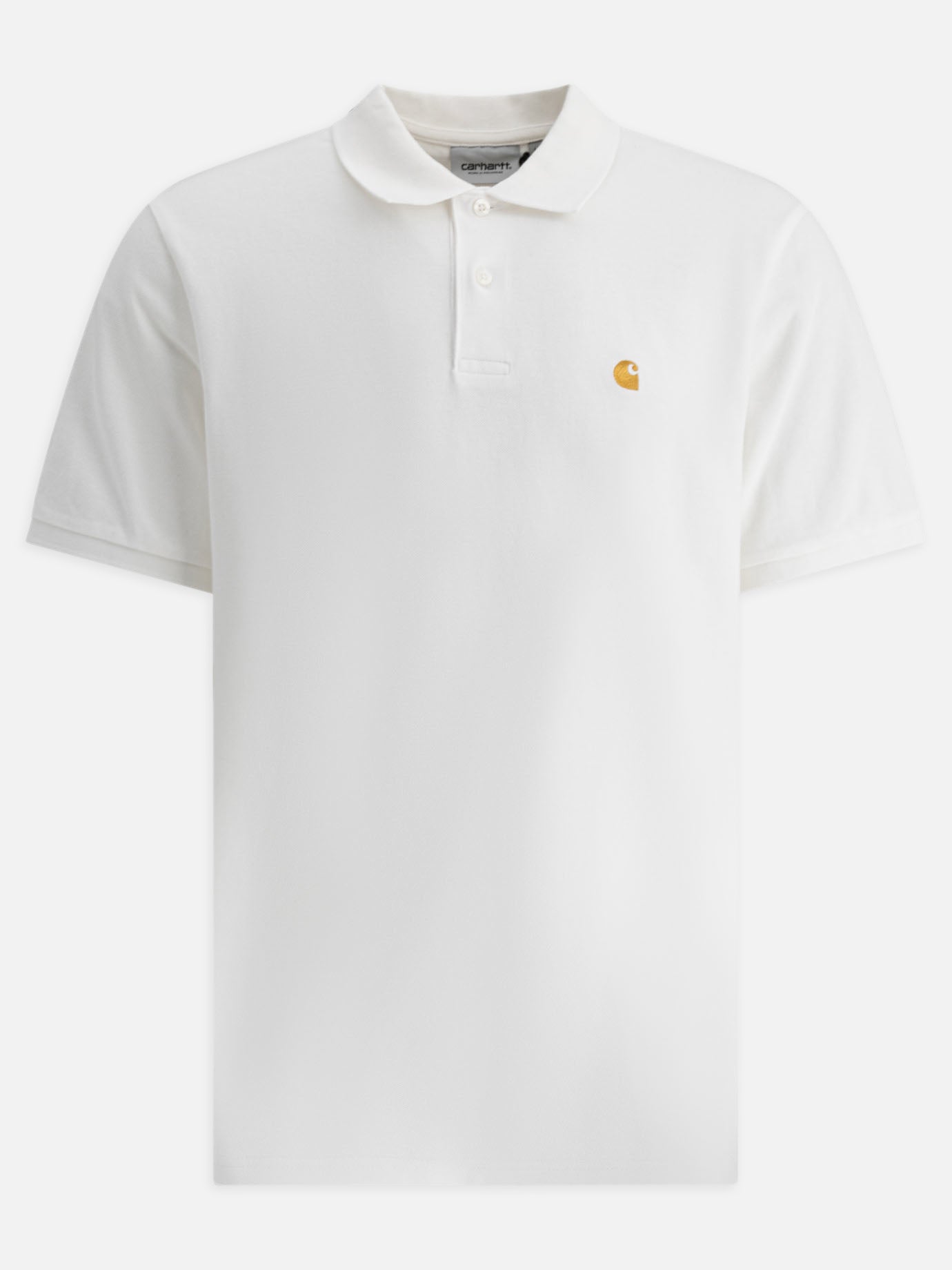 Polo shirts with buttons Logo  White - Carhartt WIP Men | PDP | VIETTI Online Store | thumbnail