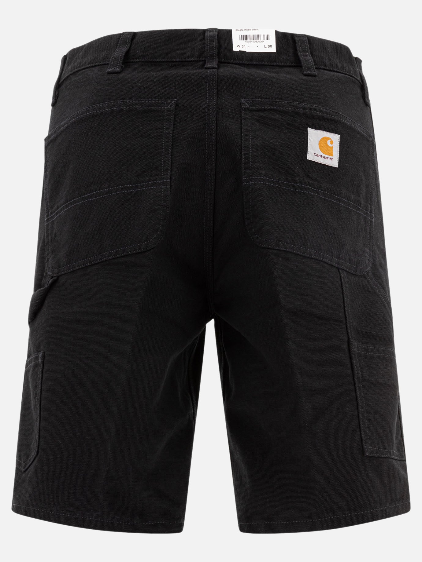 Utility shorts Solid colour  Black - Carhartt WIP Men | PDP | VIETTI Online Store | thumbnail_2