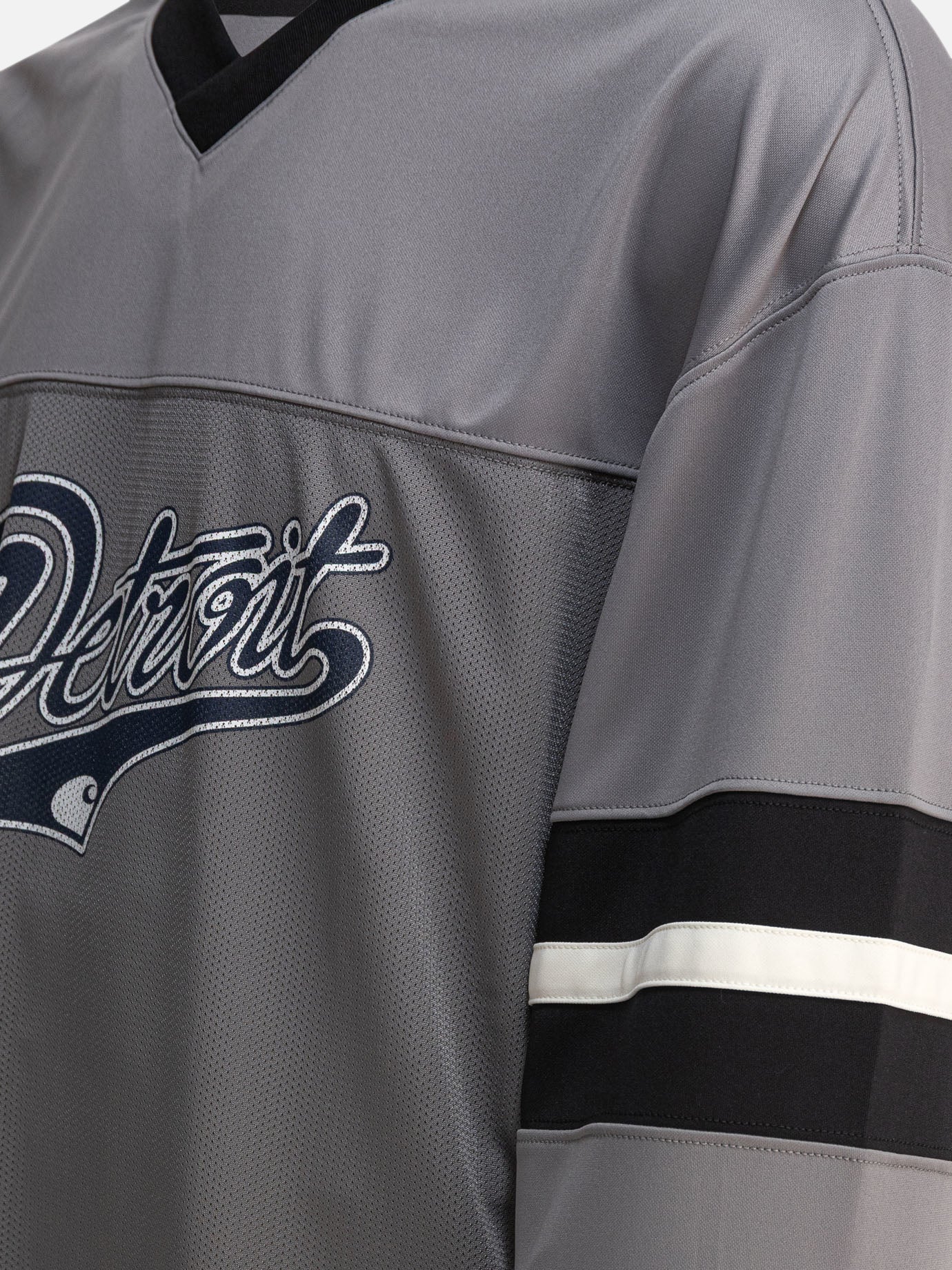 Carhartt WIP "L/S Detroit Mesh" T-shirt Grey