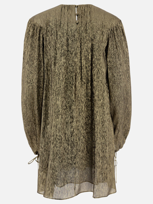 Mini dresses Solid colour  Gold - Chloé Women | PLP | VIETTI Online Store | 2
