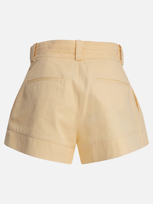Chloé High-rise mini shorts 16586329_36 Beige 2