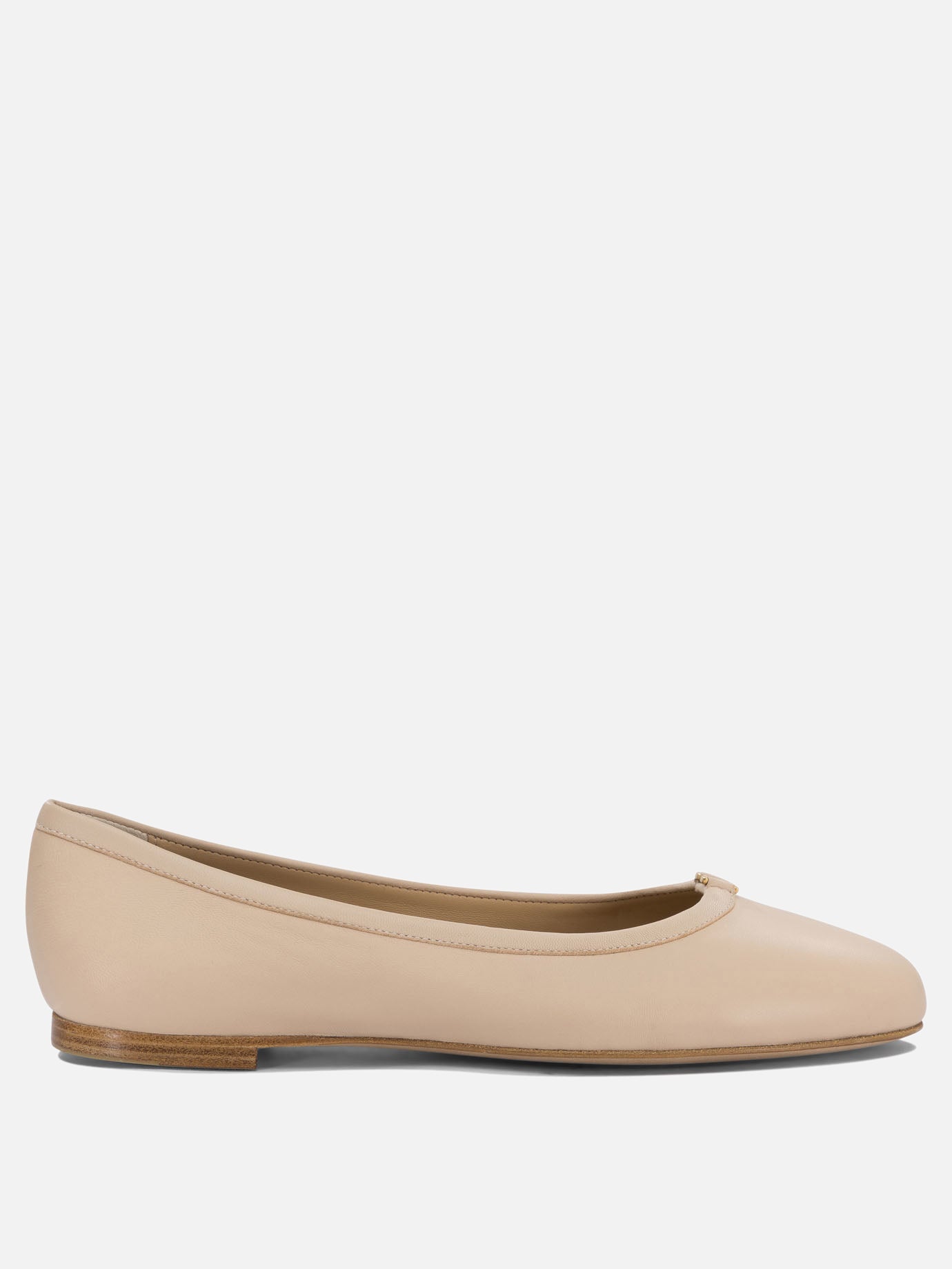 Classic ballet flats 100% leather - 100% leather  Beige - Chloé Women | PDP | VIETTI Online Store | thumbnail