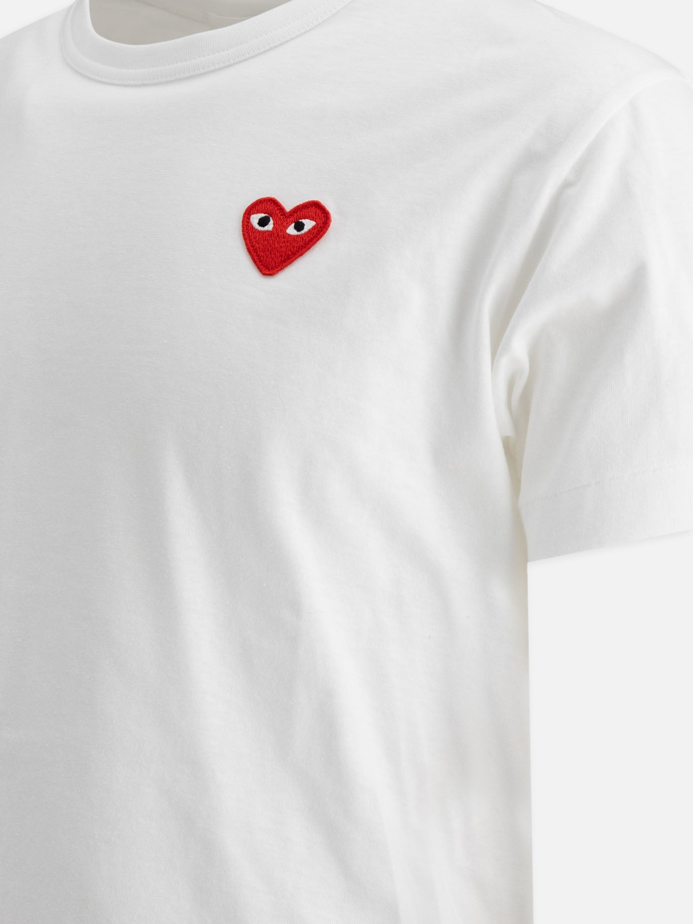 Comme Des Garçons Play T-shirt with heart logo 14216466_S White thumbnail_4