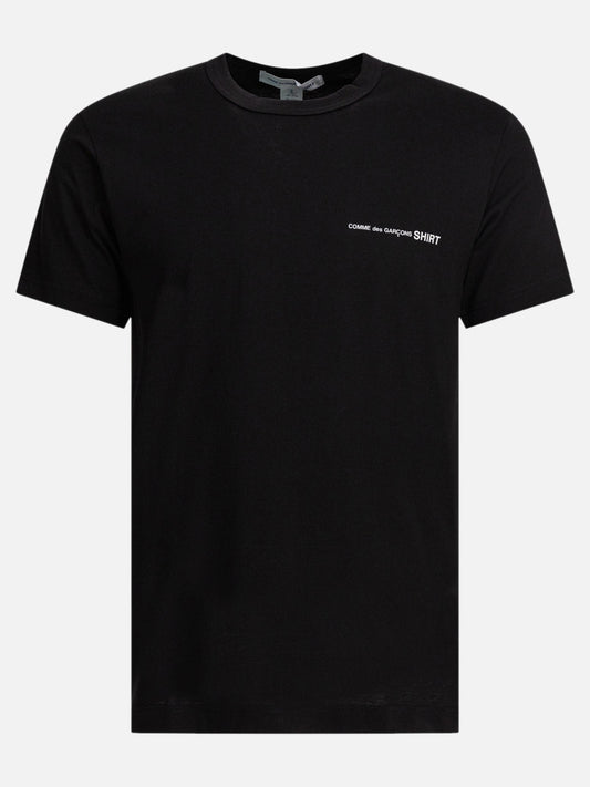 Crewneck t-shirts Logo  Black - Comme Des Garçons Shirt Men | PLP | VIETTI Online Store 
