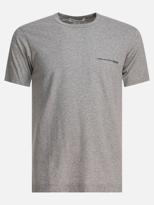 Crewneck t-shirts Logo  Grey - Comme Des Garçons Shirt Men | PLP | VIETTI Online Store 
