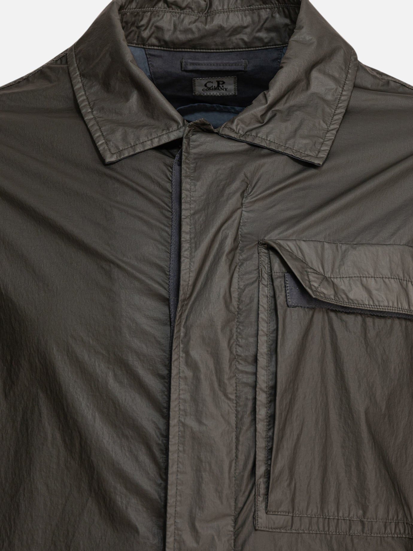 Quilted & Utility Jackets Solid colour  Grey - C.P. Company Men | PDP | VIETTI Online Store | thumbnail_3