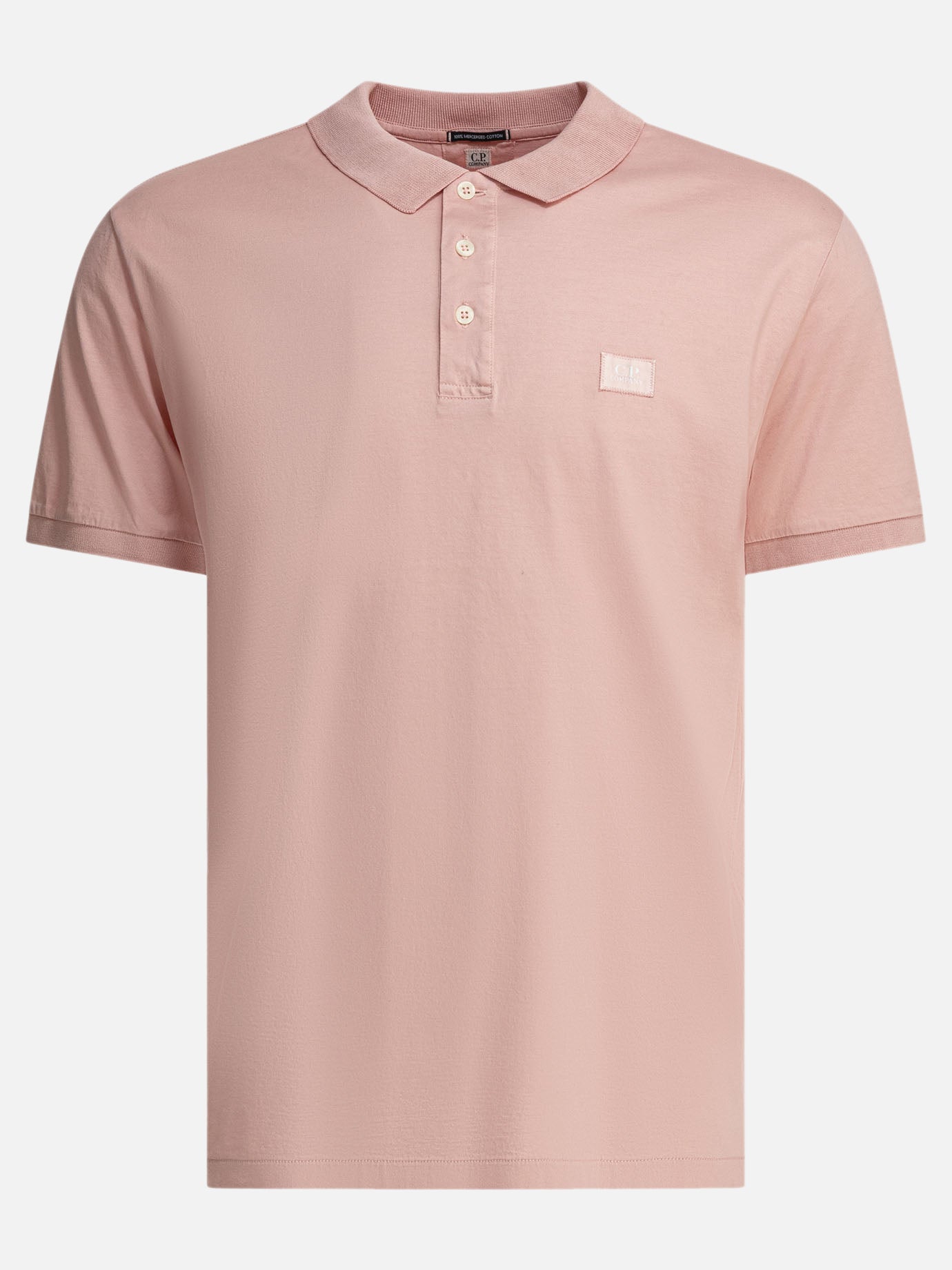 C.P. Company Stretch pique polo shirt 12884886_S Pink thumbnail_1
