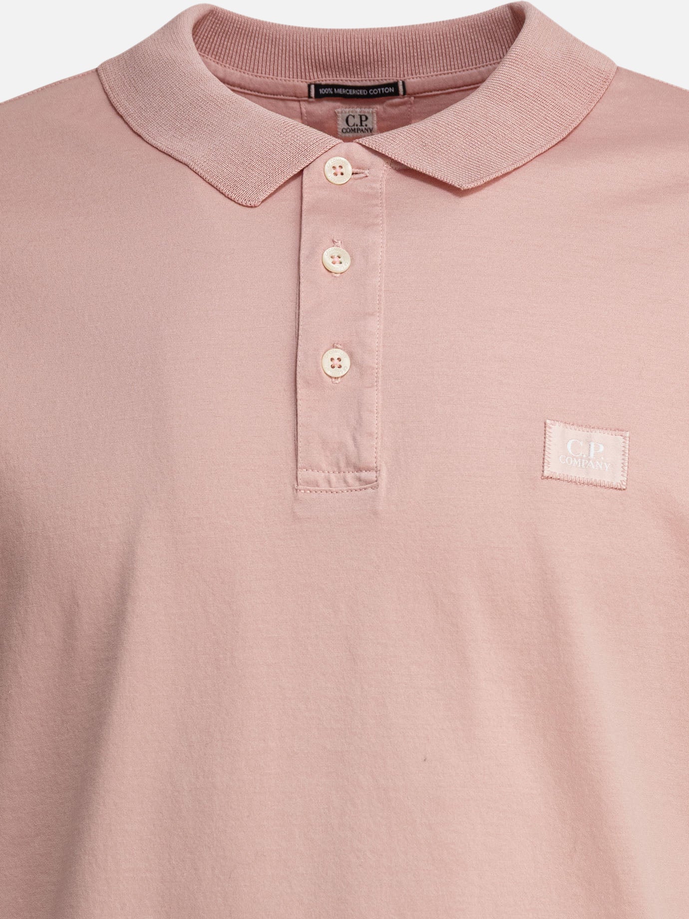C.P. Company Stretch pique polo shirt 12884886_S Pink thumbnail_3