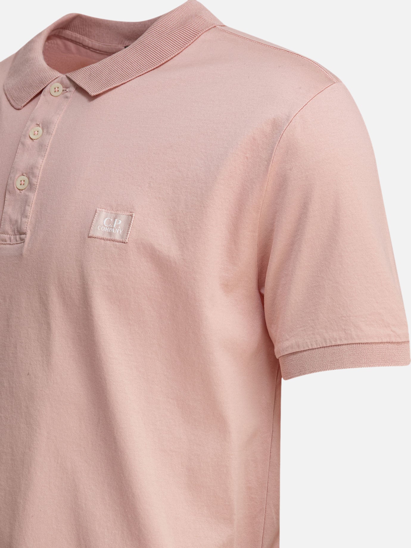 C.P. Company Stretch pique polo shirt 12884886_S Pink thumbnail_4