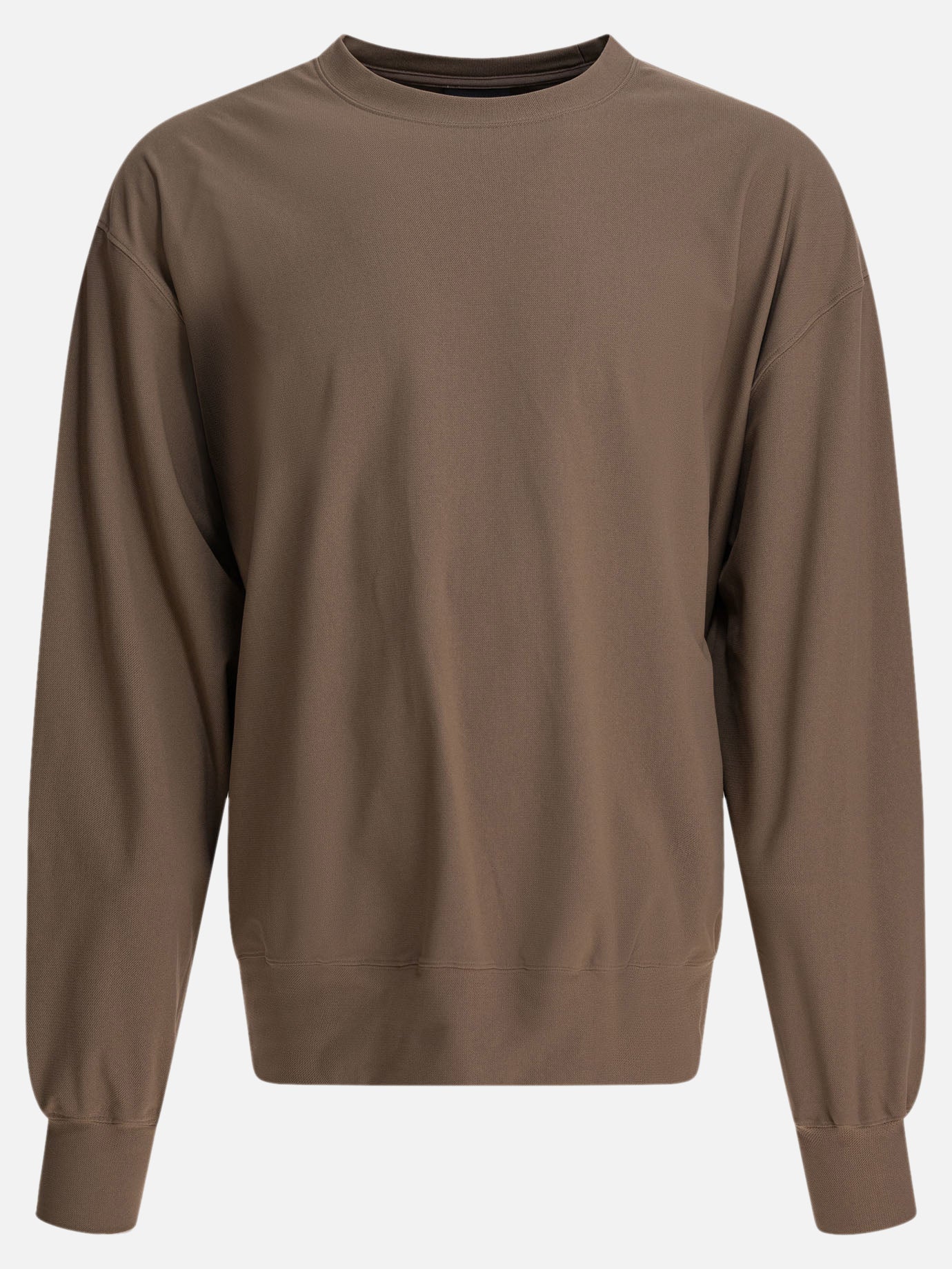 Crewnecks Solid colour  Beige - Daiwa Pier 39 Men | PDP | VIETTI Online Store | thumbnail