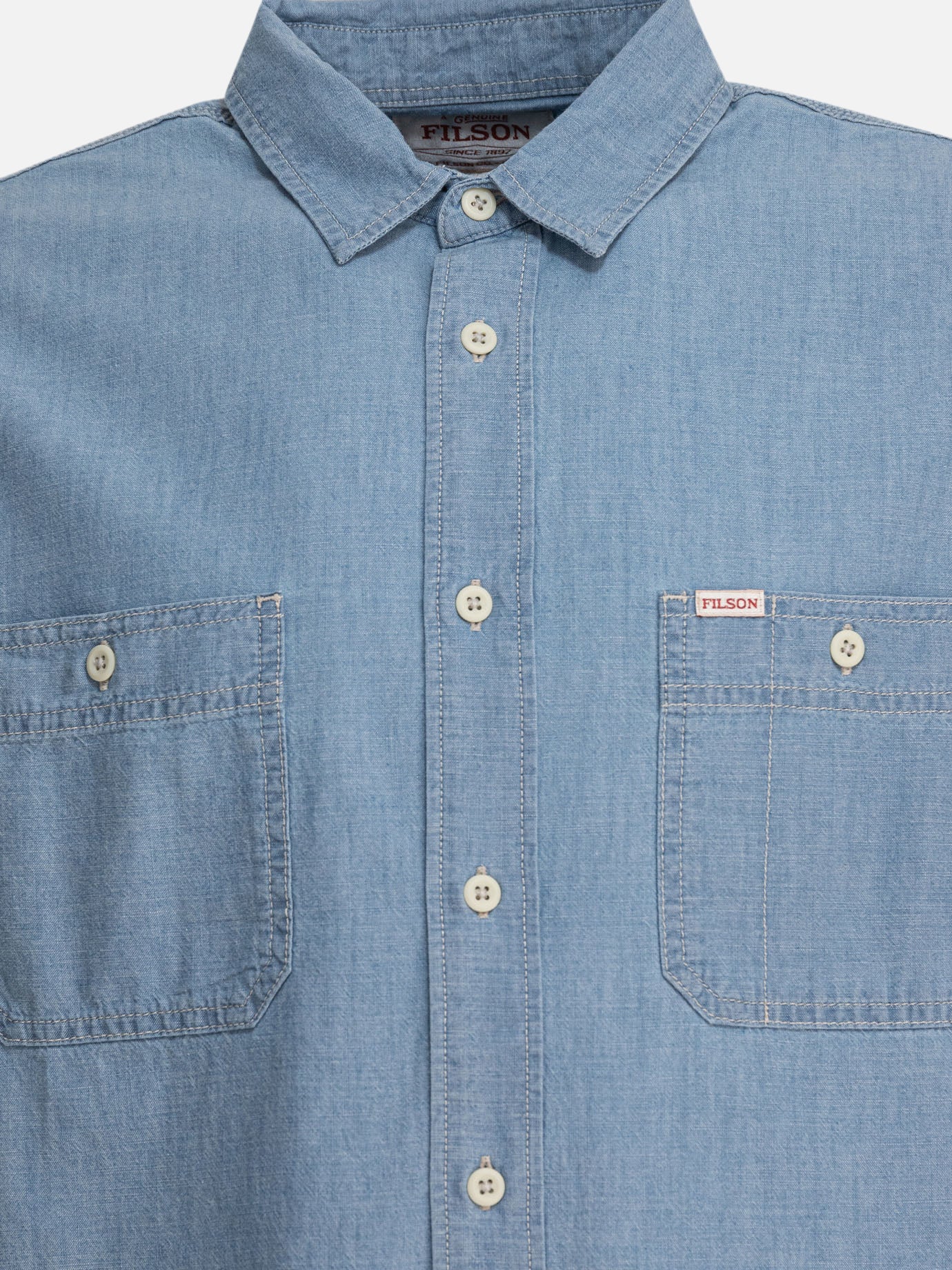 Casual shirts Denim  Light blue - Filson Men | PDP | VIETTI Online Store | Zoom-Modal_3
