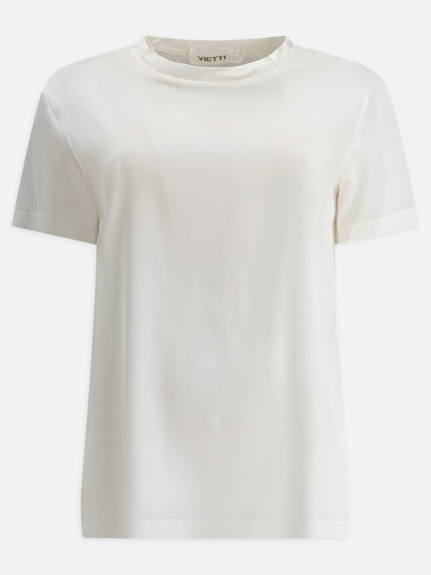 Crewneck t-shirts Solid colour  White - F.IT Women | PDP | VIETTI Online Store | Zoom-Modal
