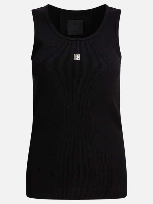 Givenchy Ribbed tank top 12281600_XS Black 1