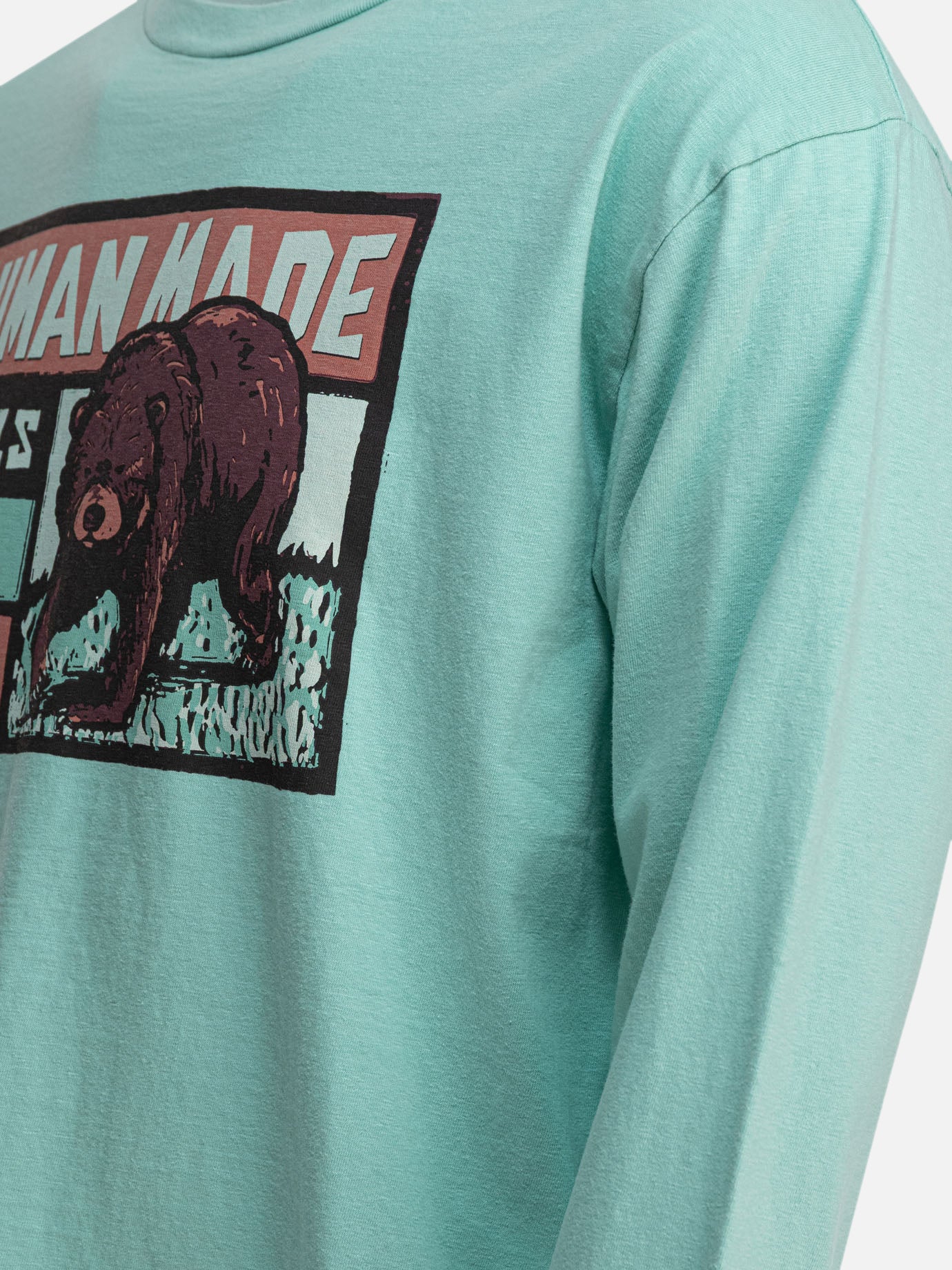 Crewneck t-shirts Logo  Green - Human Made Men | PDP | VIETTI Online Store | Zoom-Modal_4

