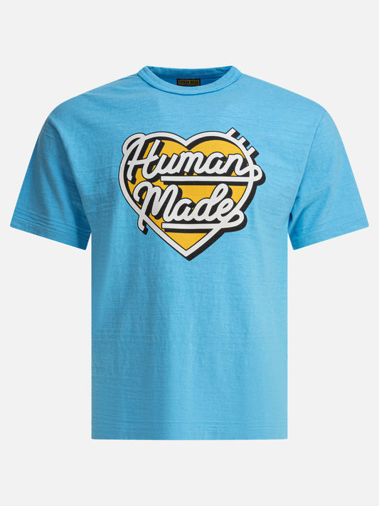Human Made Cotton T-shirt with logo 19495177_L Blue 1
