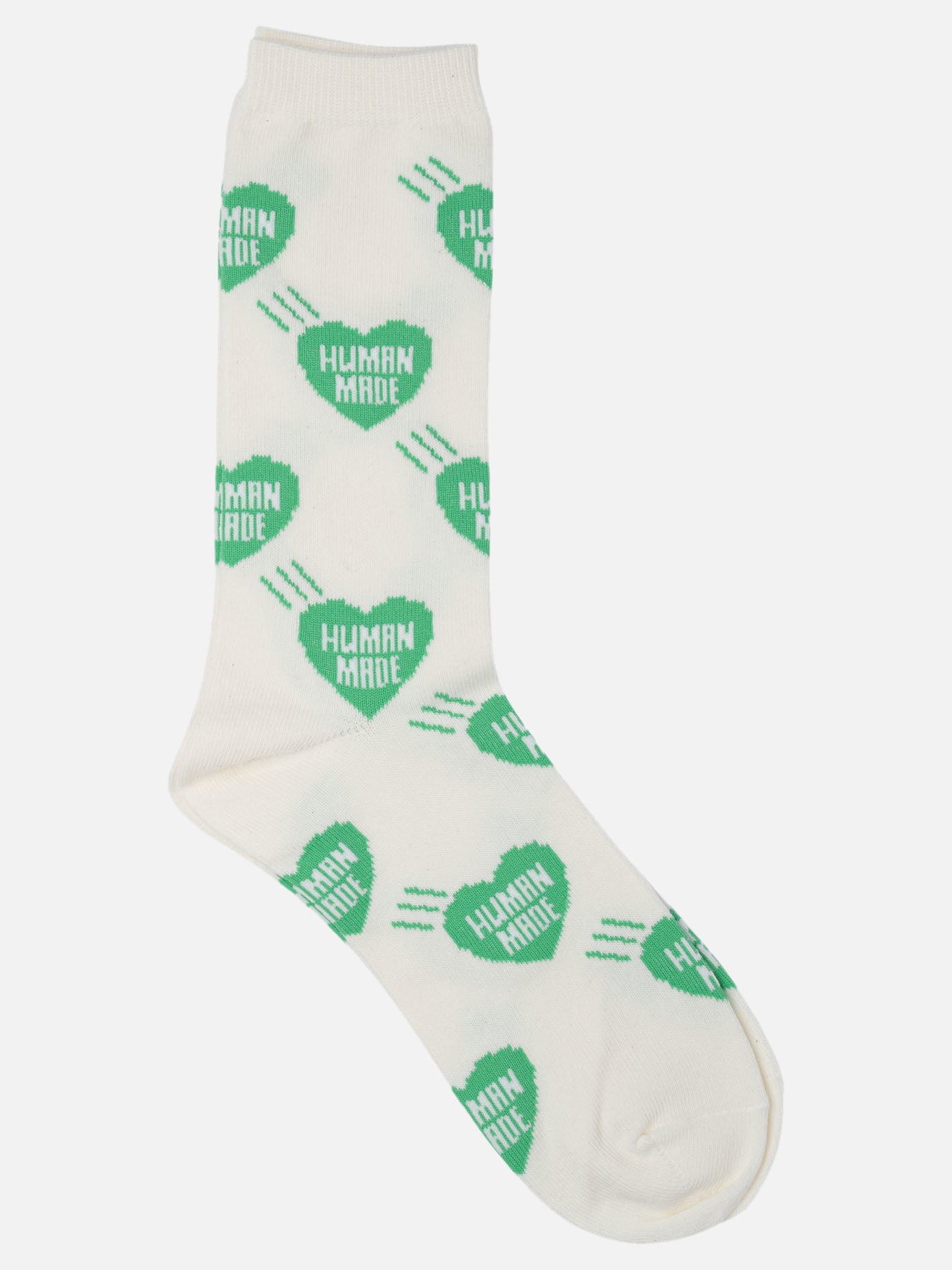 Human Made "Heart" socks Green