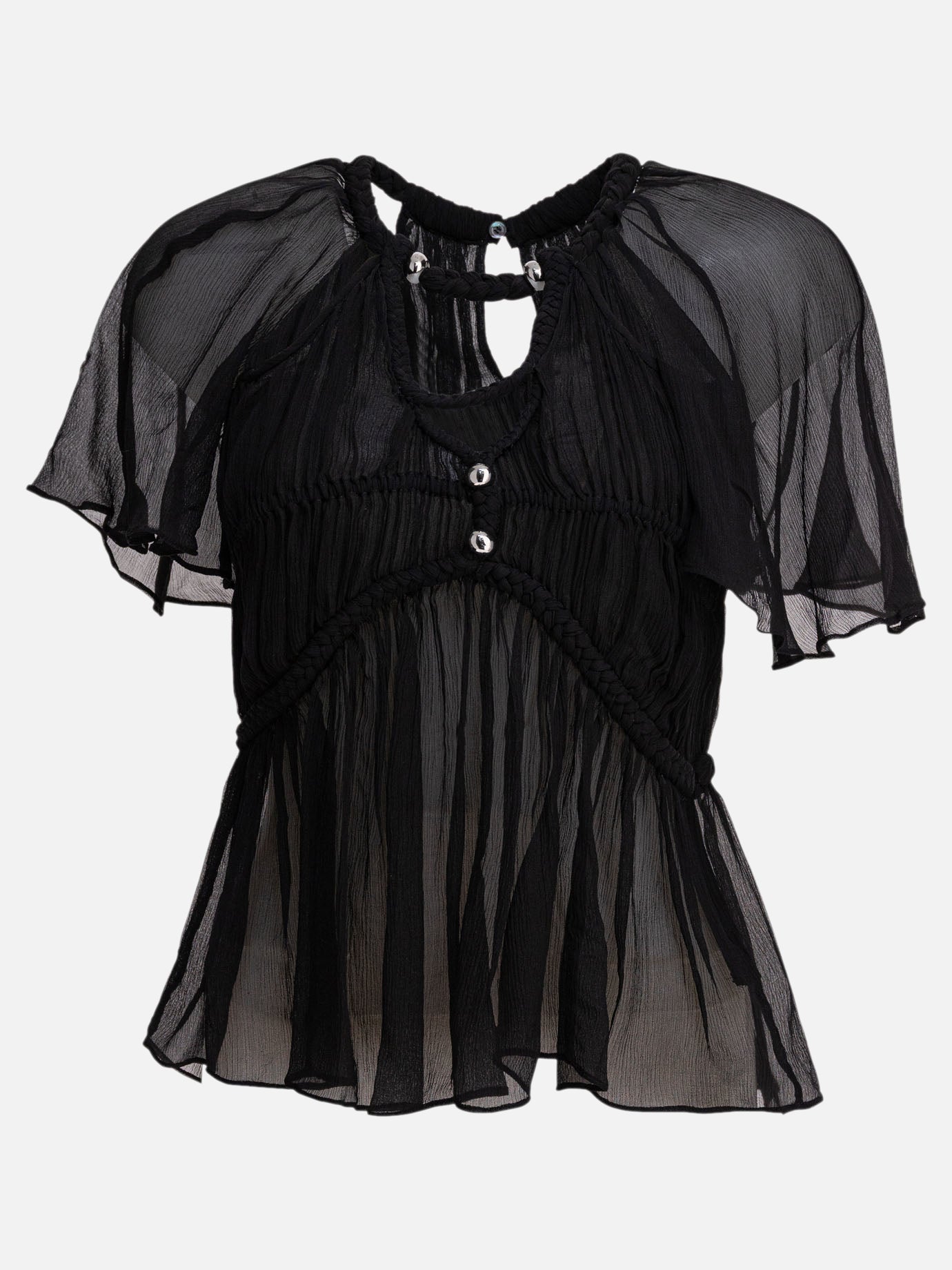 Casual tops Solid colour  Black - Isabel Marant Women | PDP | VIETTI Online Store | thumbnail