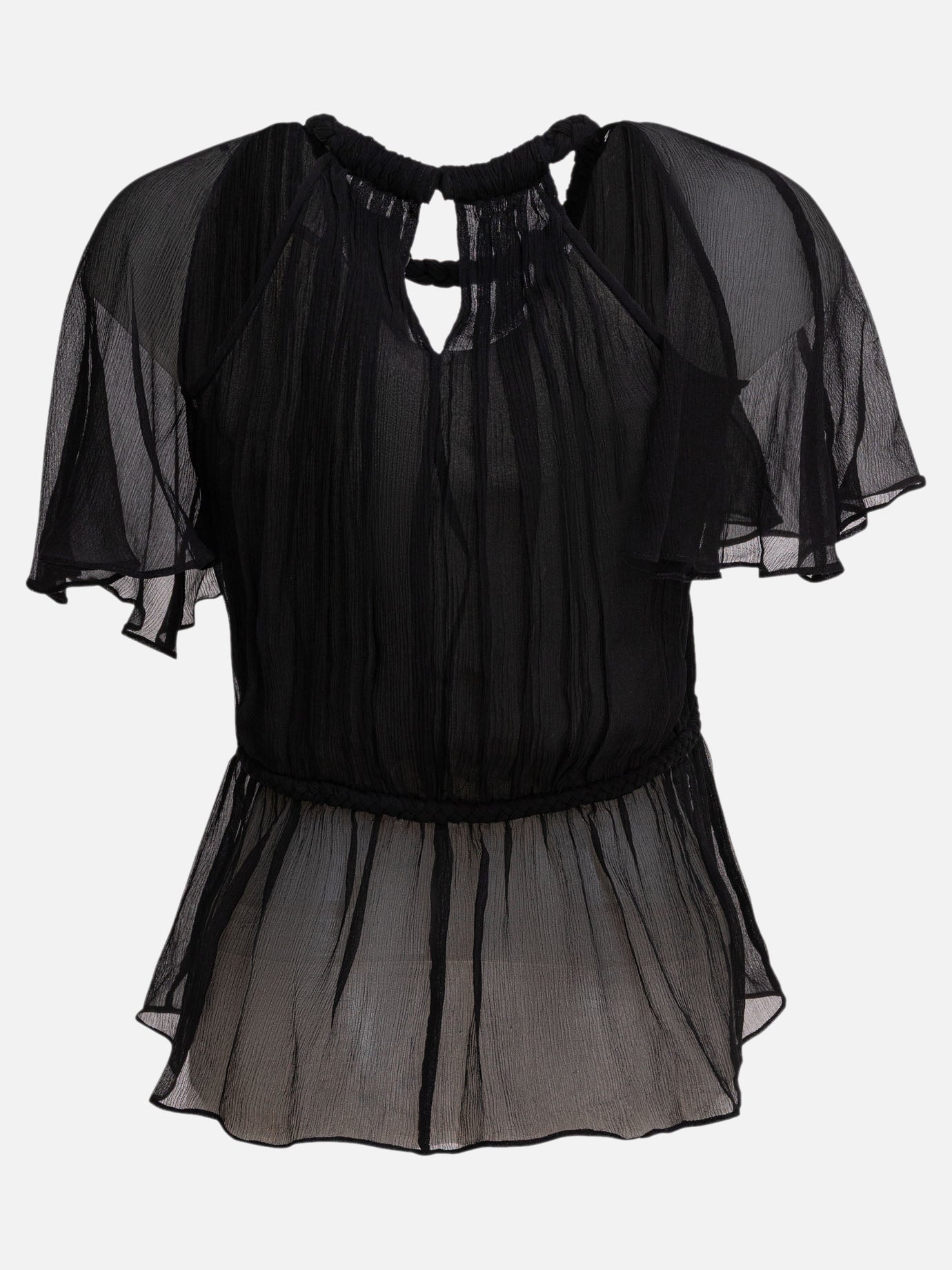 Casual tops Solid colour  Black - Isabel Marant Women | PDP | VIETTI Online Store | thumbnail_2