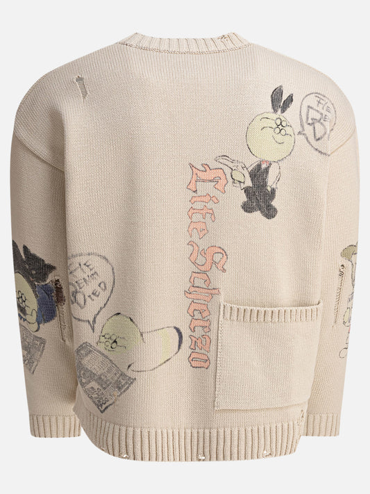 Crewneck sweaters Print  Beige - KAPITAL Men | PLP | VIETTI Online Store | 2
