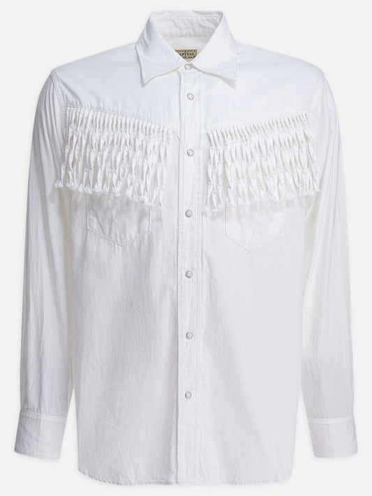Casual shirts Solid colour  White - KAPITAL Men | PLP | VIETTI Online Store 
