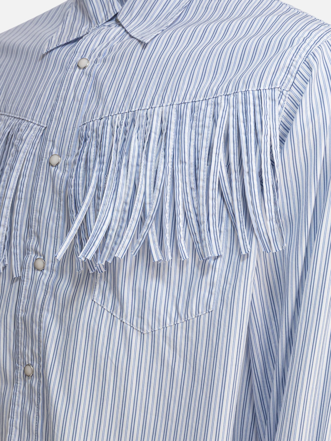 KAPITAL Western shirt "Husky" Blue