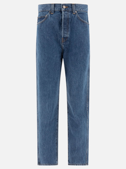 Straight-leg jeans Denim  Blue - Khaite Women | PLP | VIETTI Online Store 
