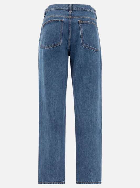 Straight-leg jeans Denim  Blue - Khaite Women | PLP | VIETTI Online Store | 2

