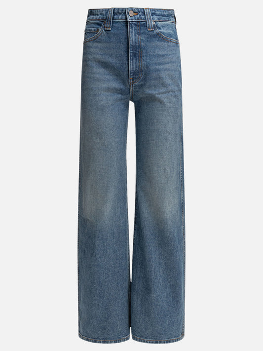 Wide-leg jeans Denim  Blue - Khaite Women | PLP | VIETTI Online Store 
