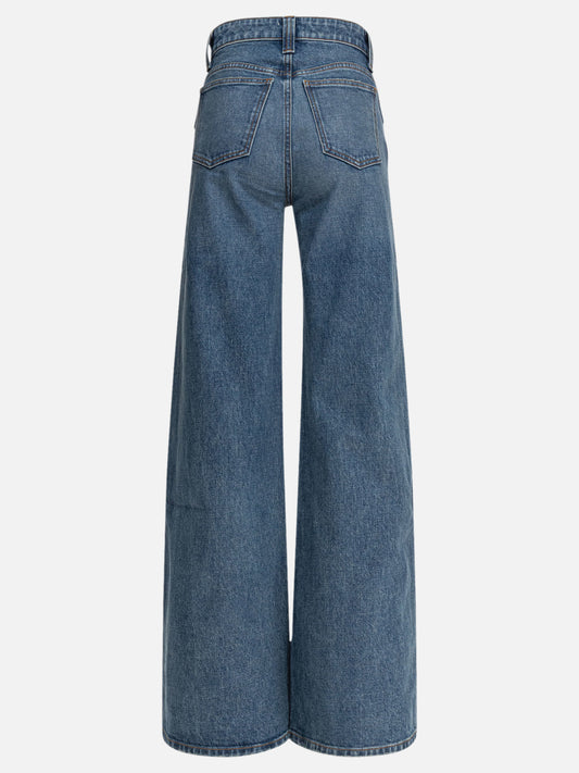 Wide-leg jeans Denim  Blue - Khaite Women | PLP | VIETTI Online Store | 2
