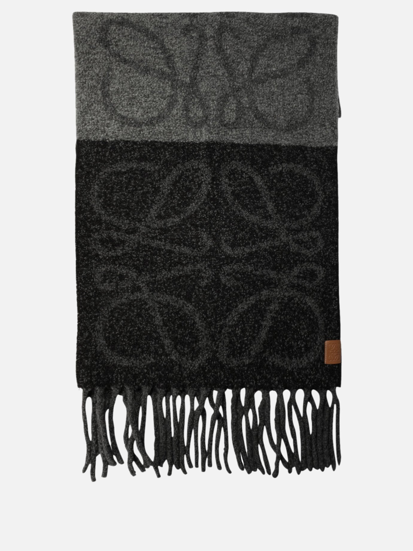 Loewe "Anagram" scarf Grey