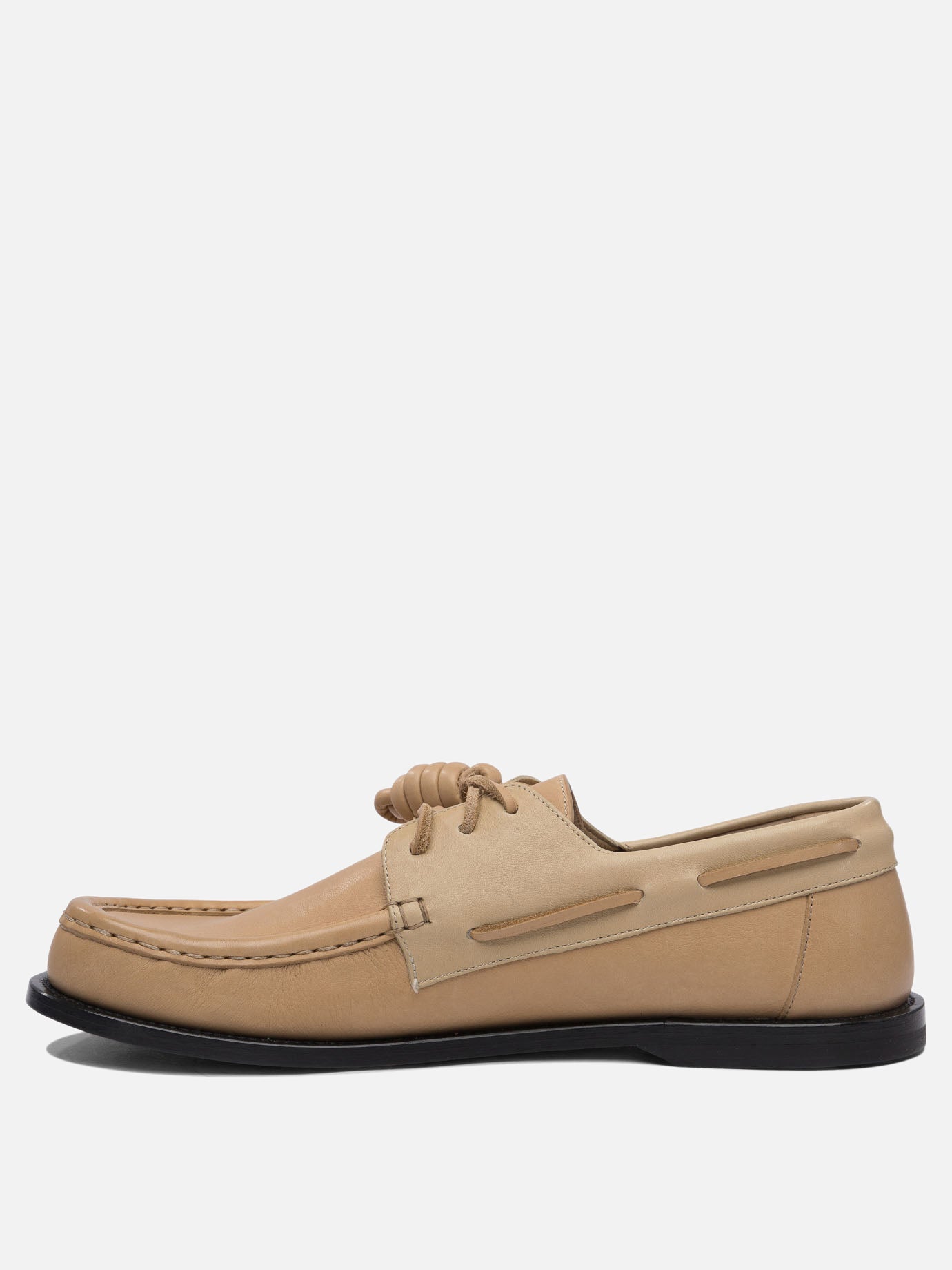 Laced loafers 100% leather - 80% leather 20% rubber  Beige - Loewe Men | PDP | VIETTI Online Store | thumbnail_3
