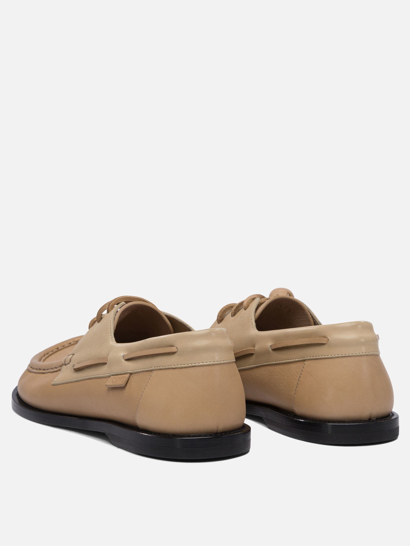 Laced loafers 100% leather - 80% leather 20% rubber  Beige - Loewe Men | PDP | VIETTI Online Store | Zoom-Modal_4
