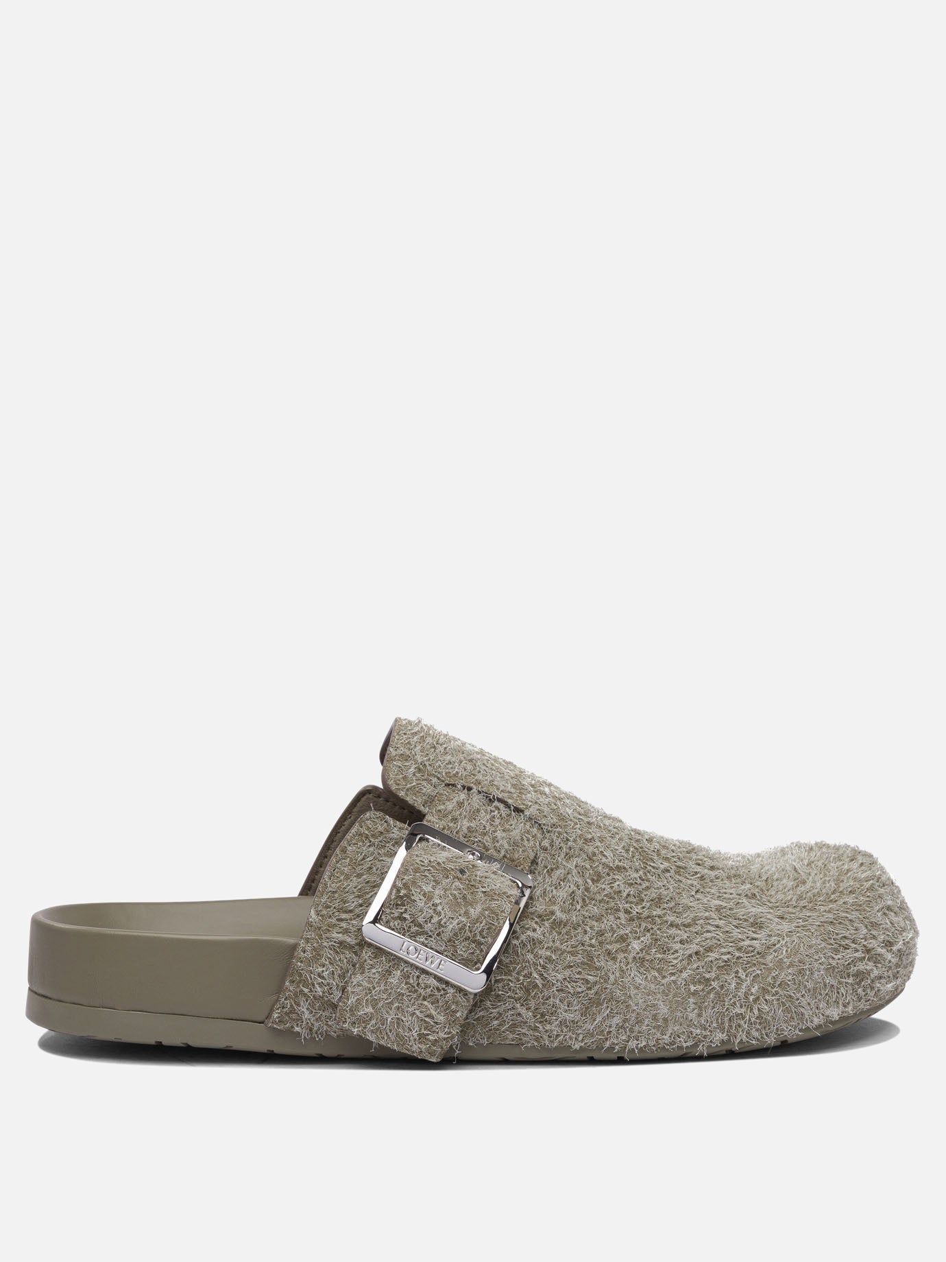 Slippers 100% leather - 100% rubber  Green - Loewe Men | PDP | VIETTI Online Store | thumbnail