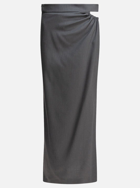 Long skirts Solid colour  Grey - Max Mara Women | PLP | VIETTI Online Store 
