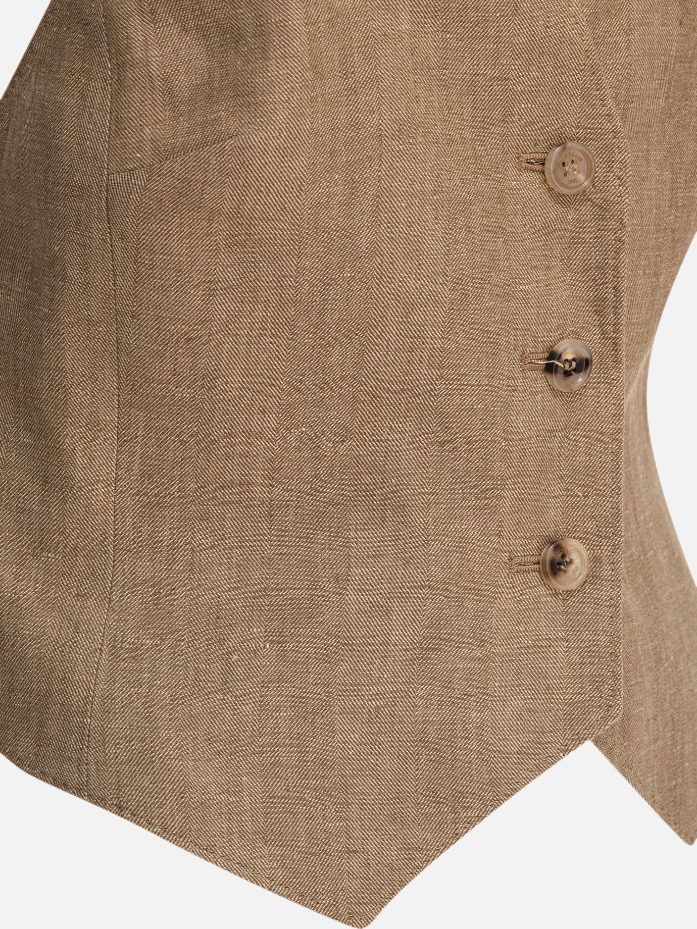 Max Mara Linen botavia vest Beige