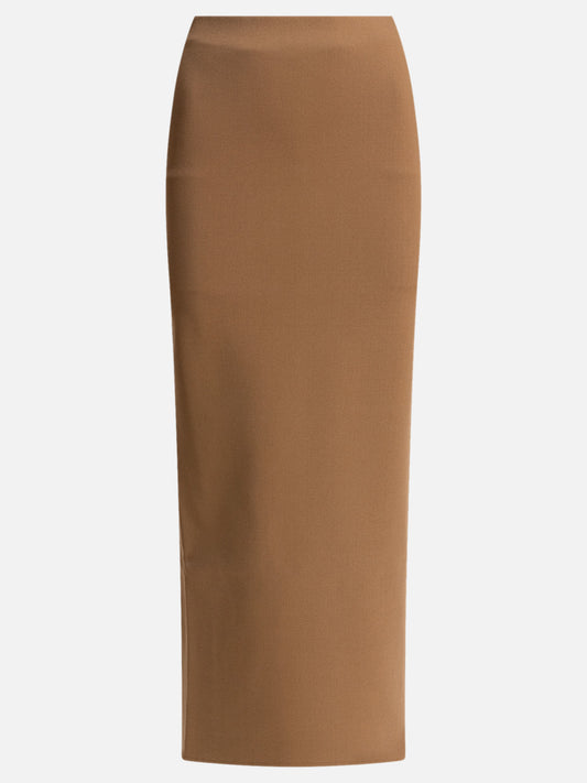 Long skirts Solid colour  Brown - Max Mara Women | PLP | VIETTI Online Store 
