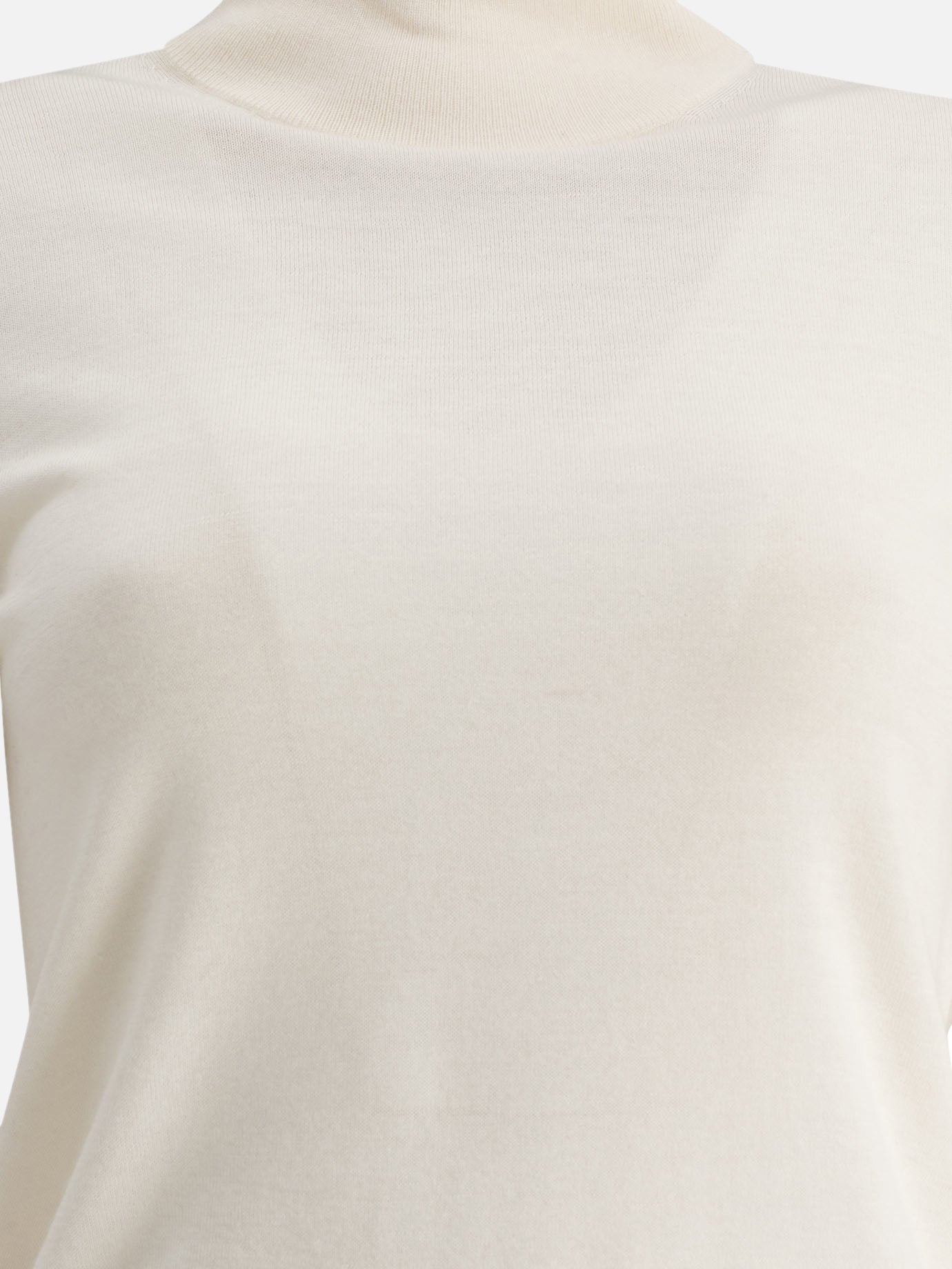 Turtleneck sweaters Solid colour  White - Max Mara Women | PDP | VIETTI Online Store | thumbnail_3