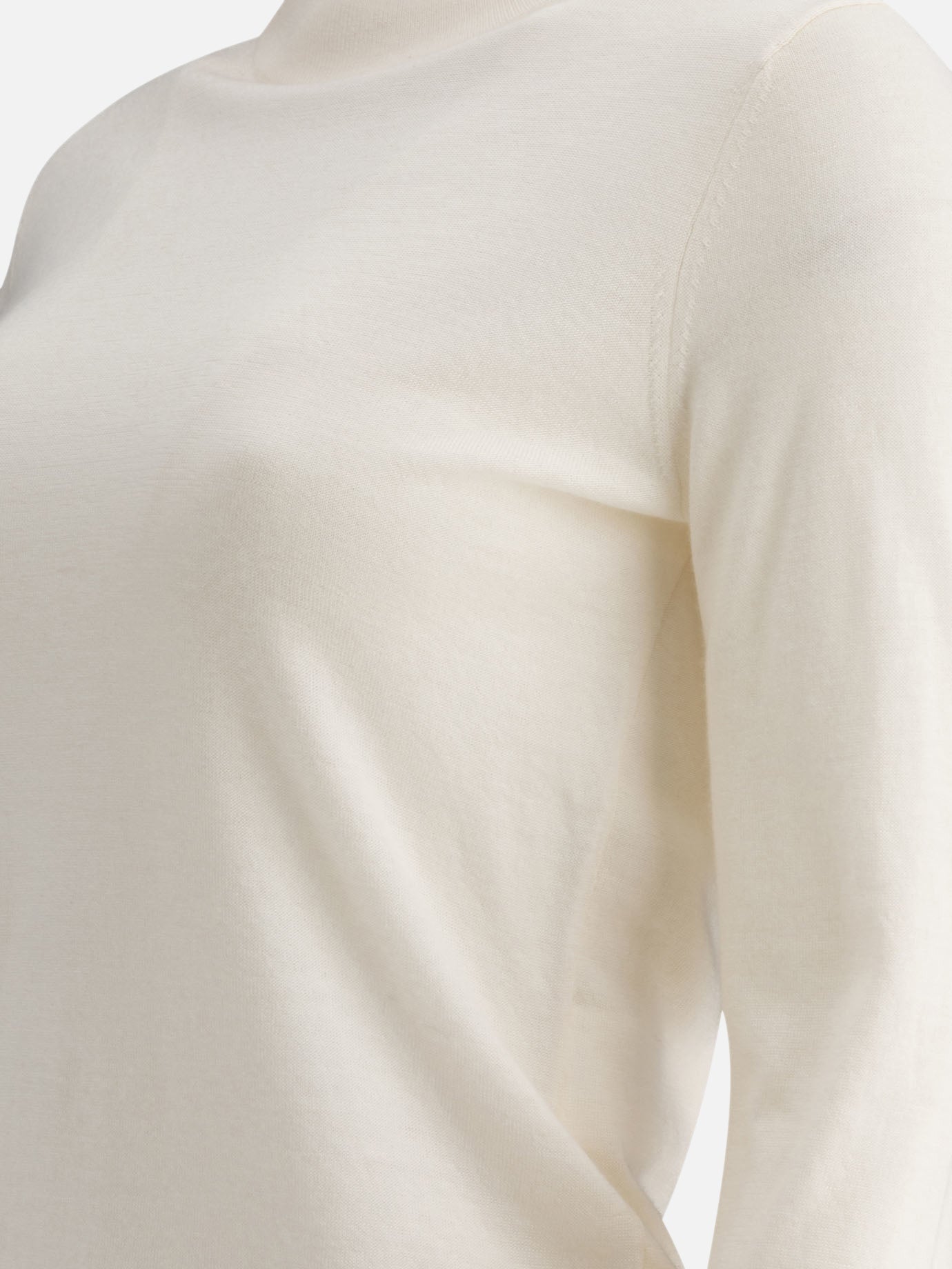 Turtleneck sweaters Solid colour  White - Max Mara Women | PDP | VIETTI Online Store | thumbnail_4