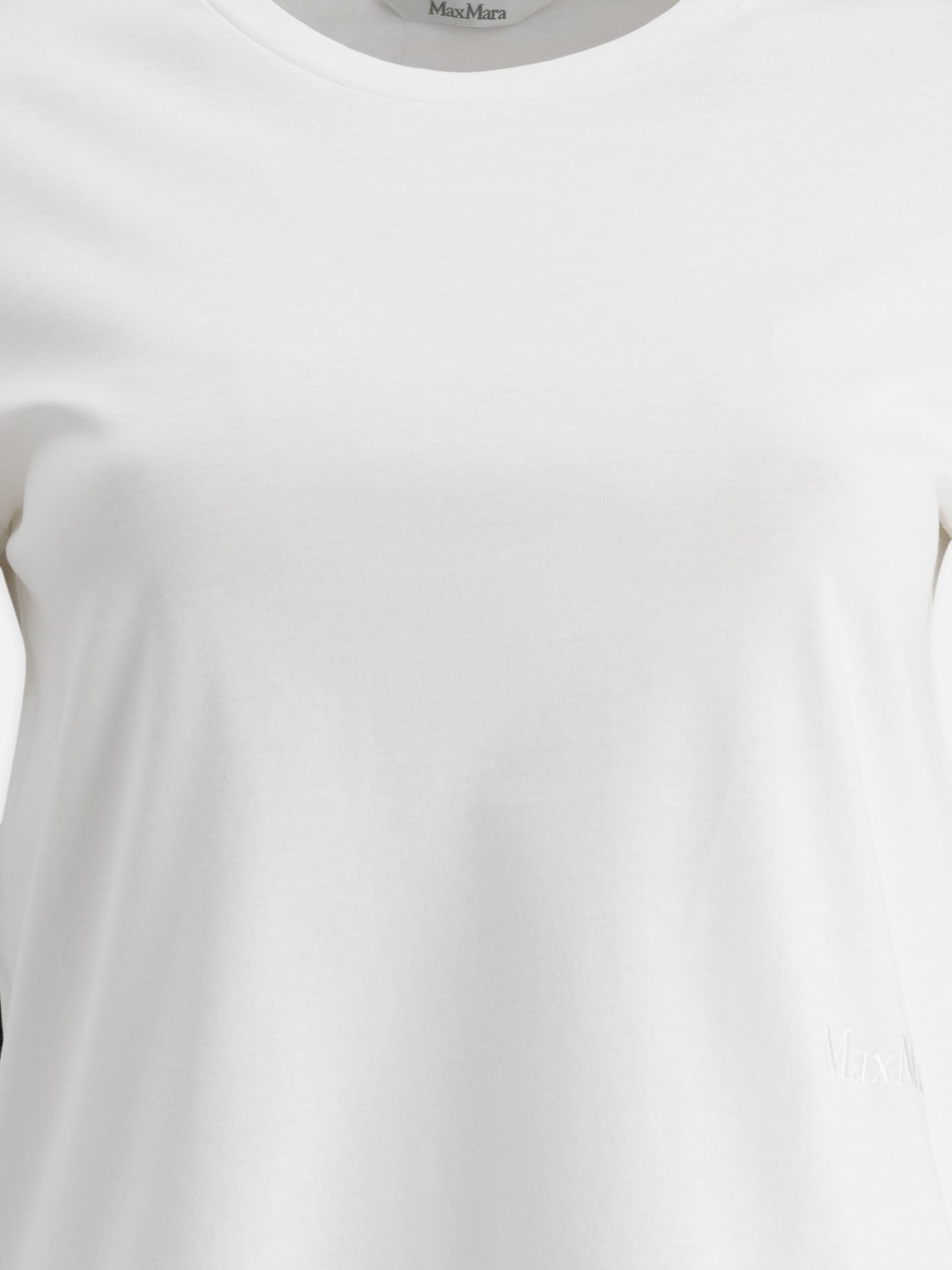 Crewneck t-shirts Solid colour  White - Max Mara Women | PDP | VIETTI Online Store | Zoom-Modal_3
