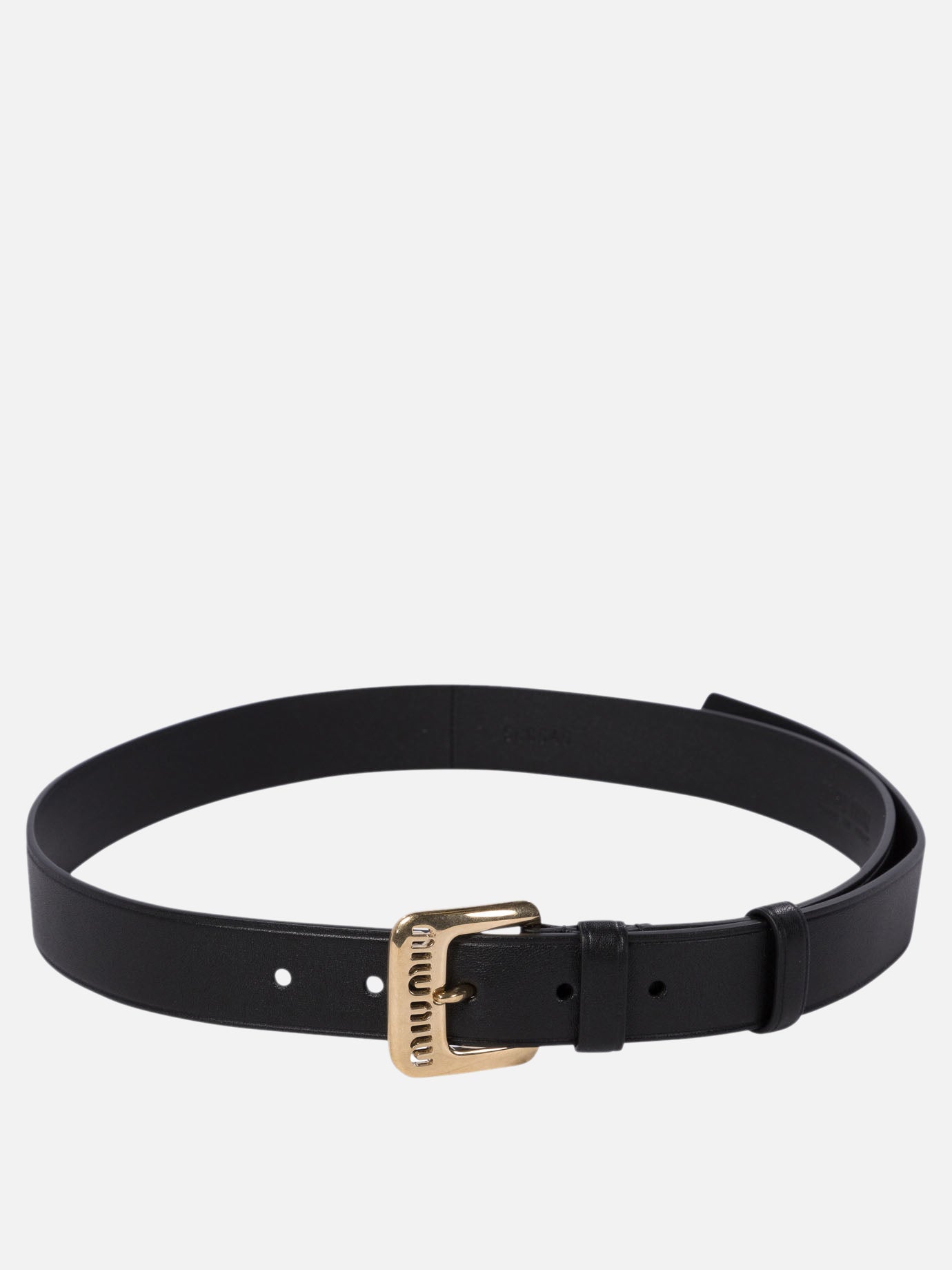 Miu Miu Leather belt 17112311_65 Black thumbnail_1