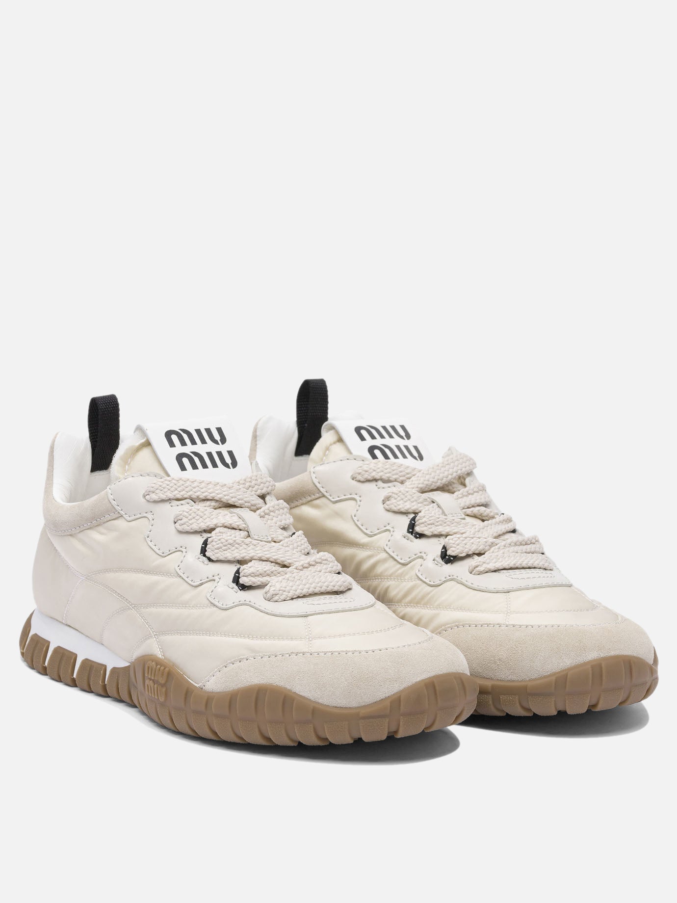 Miu Miu &quot;Tyre&quot; sneakers 13811966_36 Beige thumbnail_2
